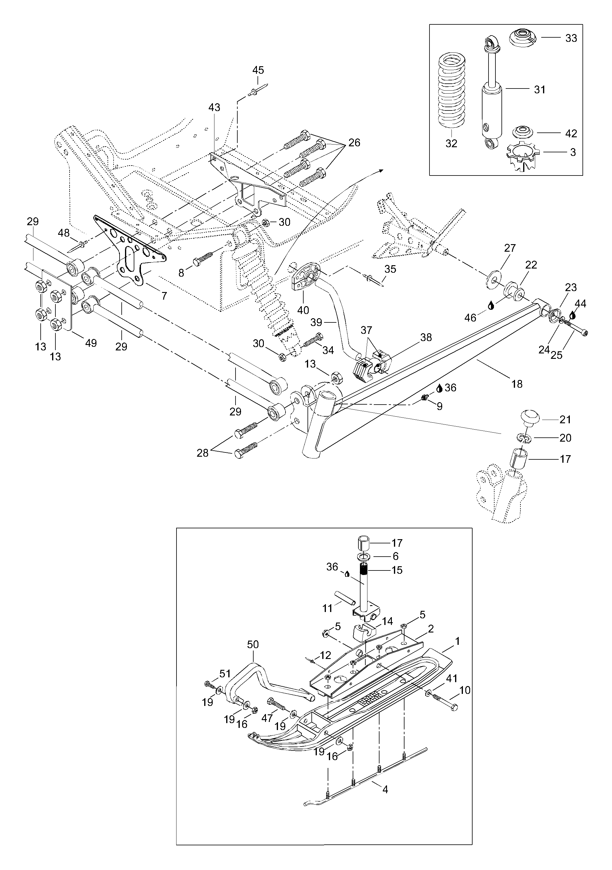 Схема узла: Front Suspension