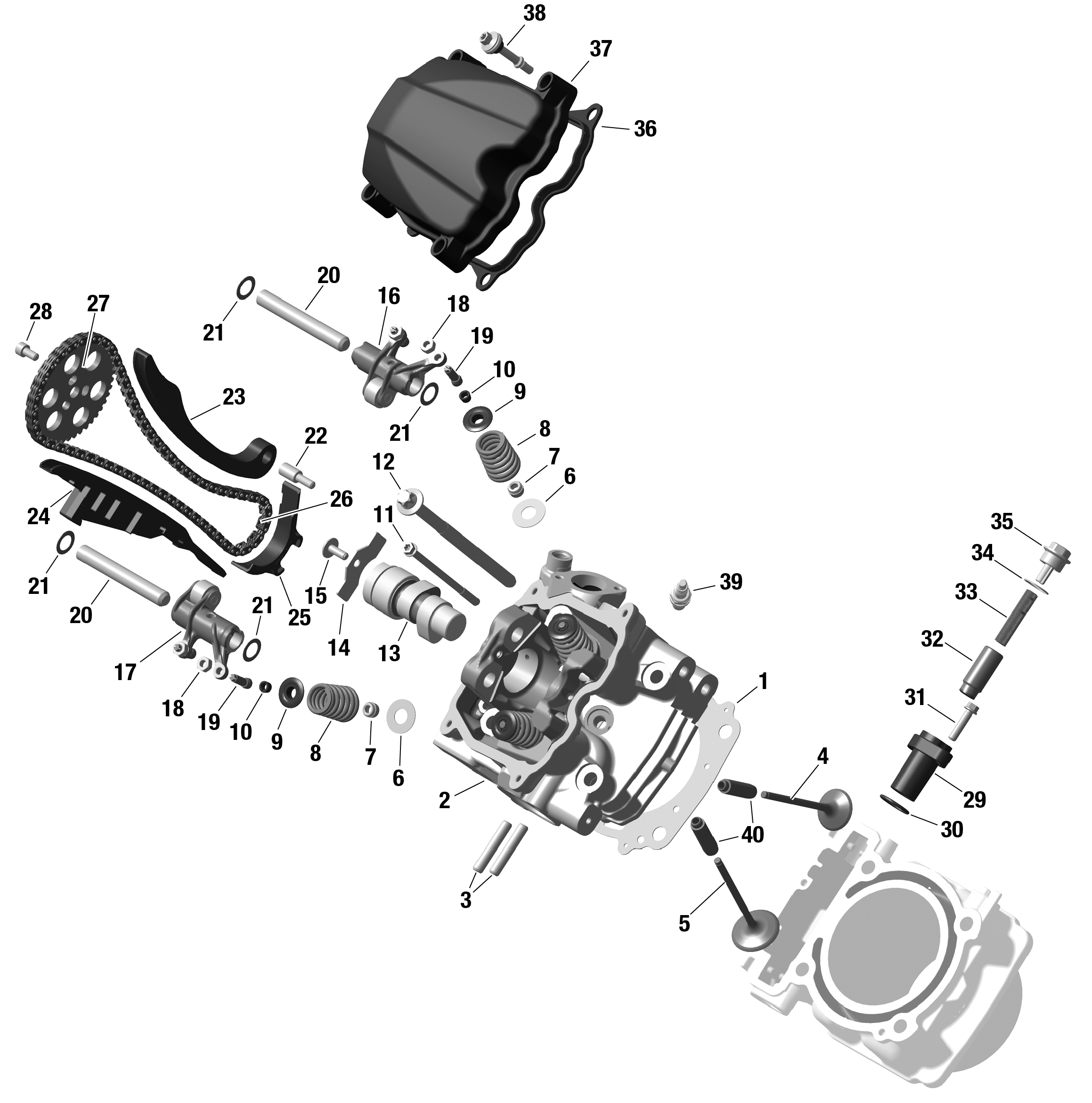 Cylinder Head, Front