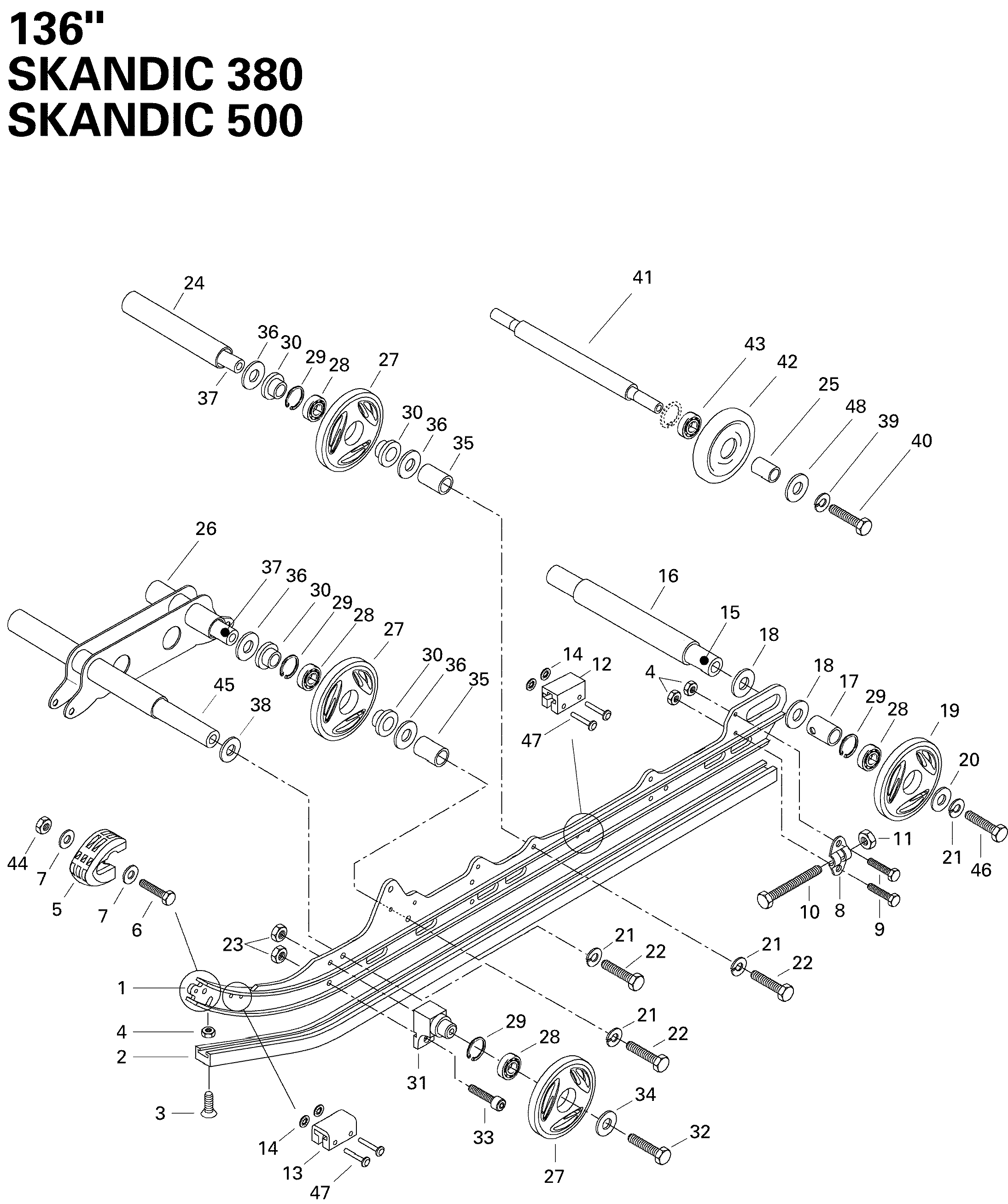 Схема узла: Rear Suspension