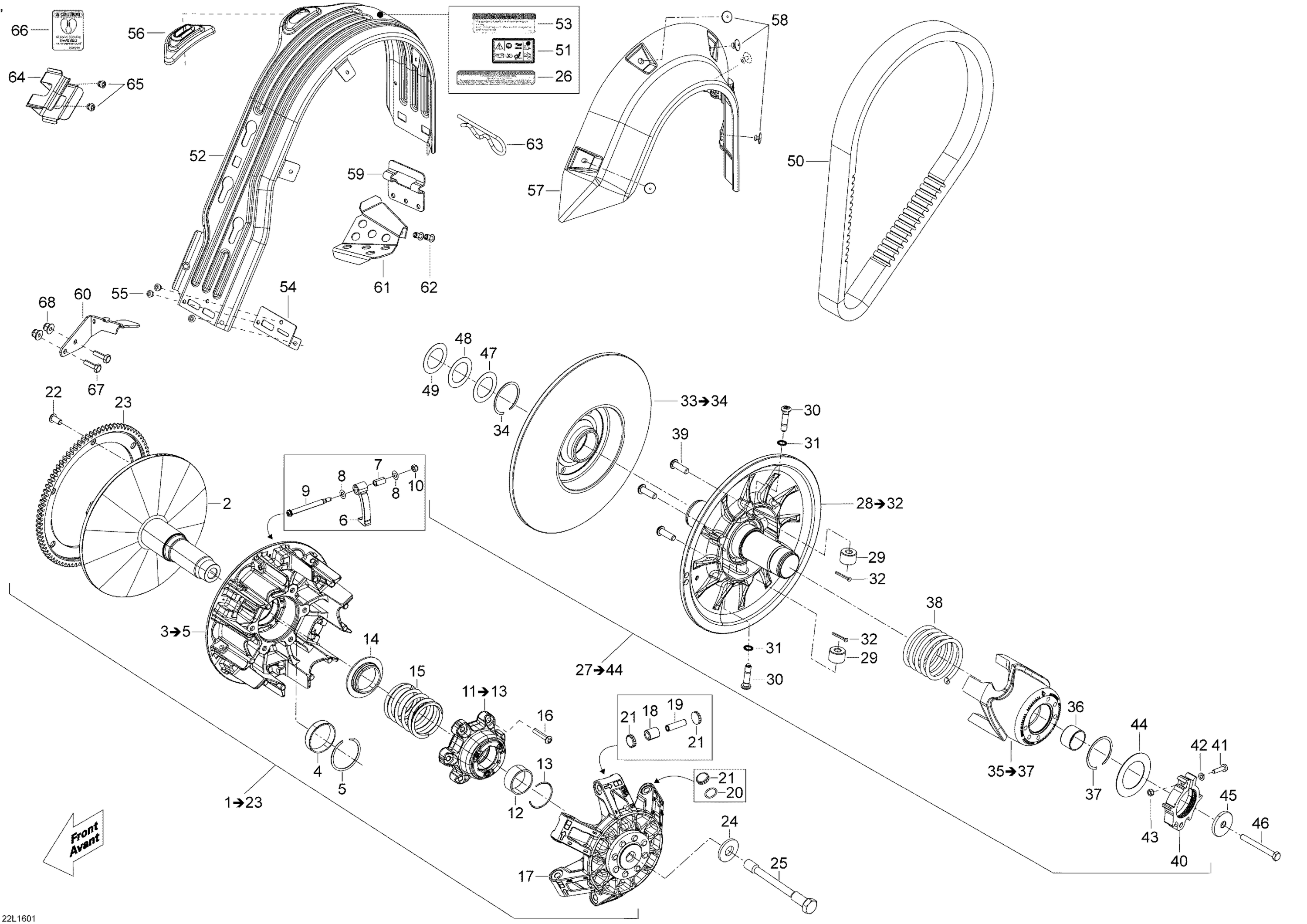 Pulley System - 550F