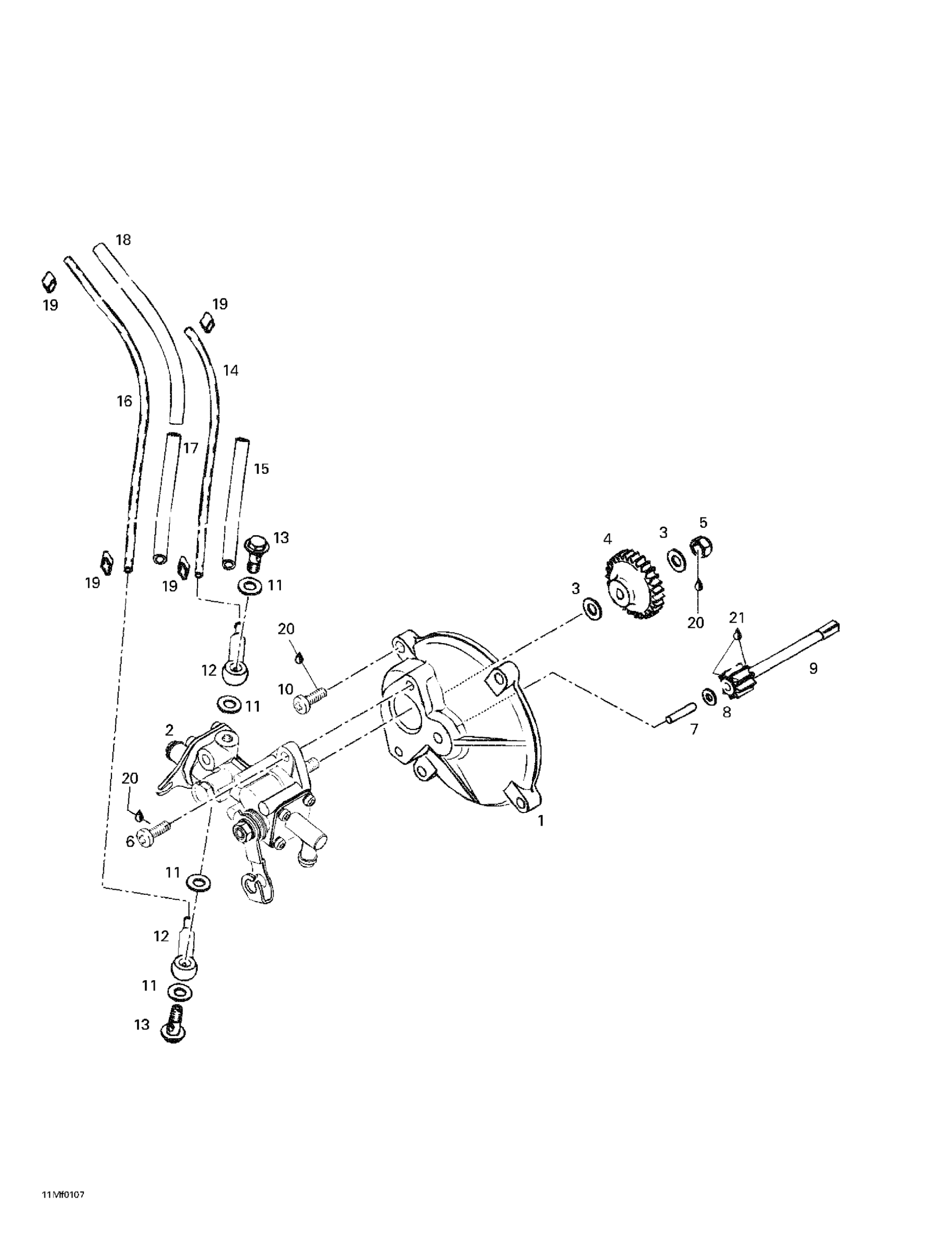 Схема узла: Oil Injection System