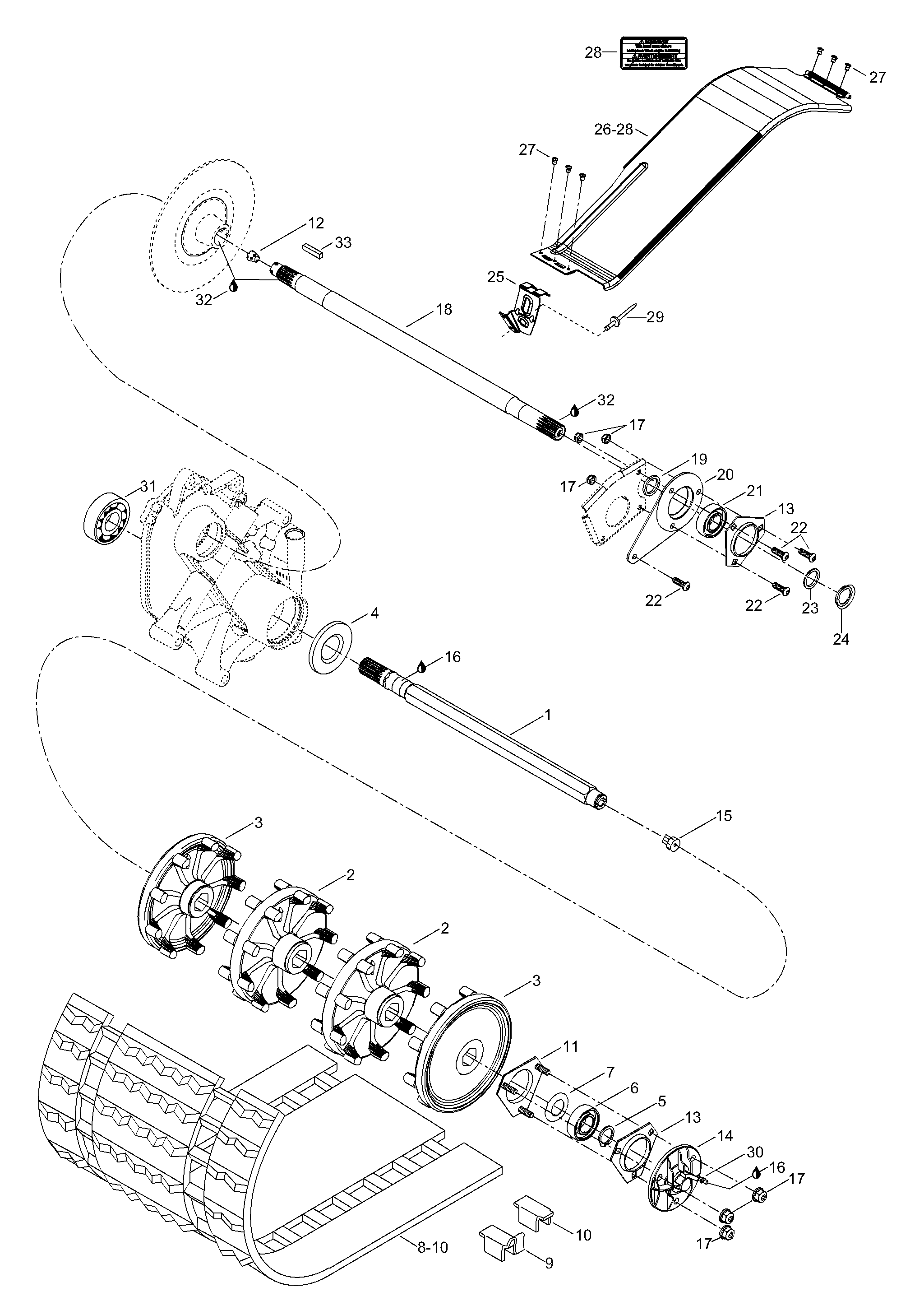 Схема узла: Drive Axle