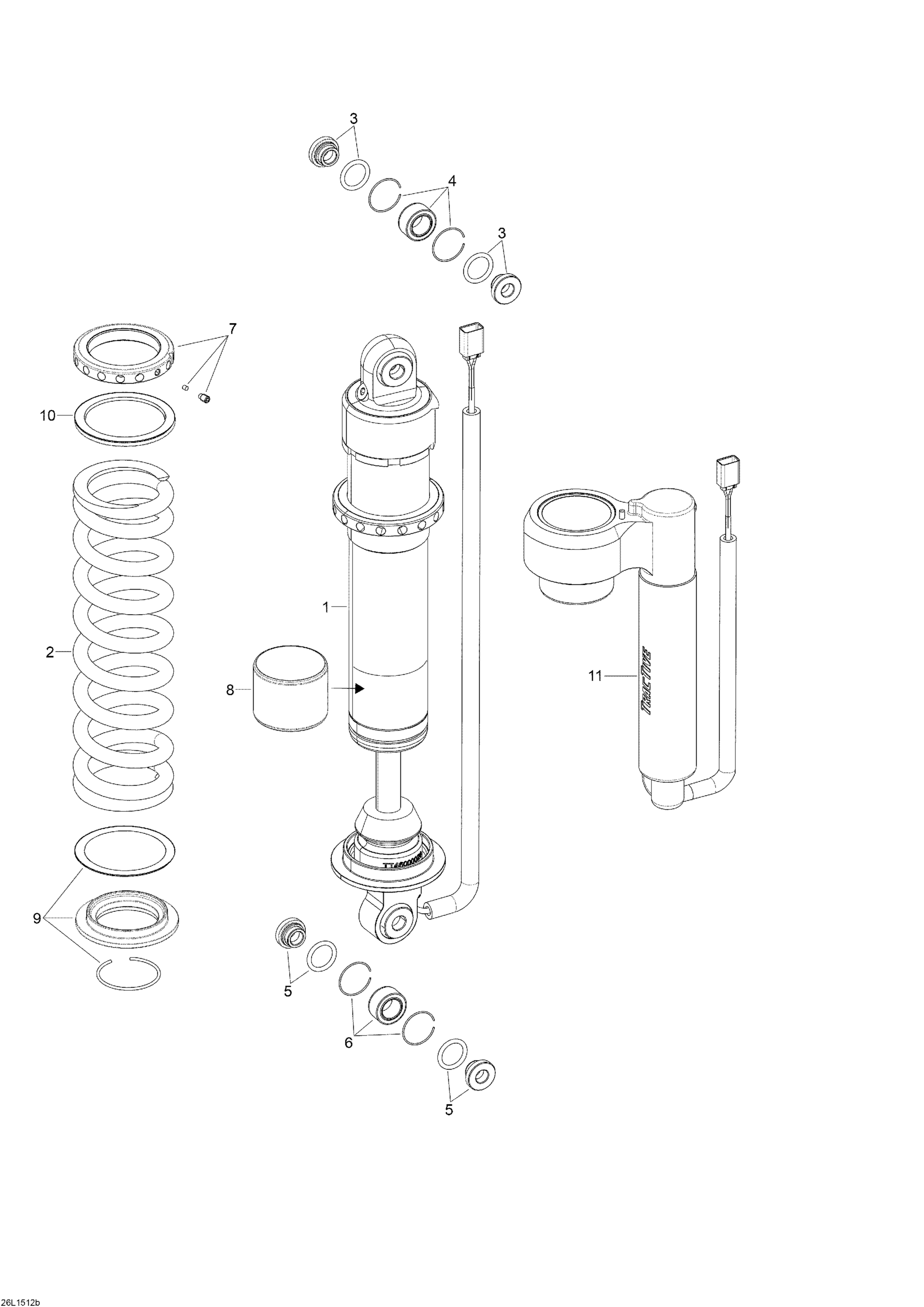 Rear Shock (Tractive)