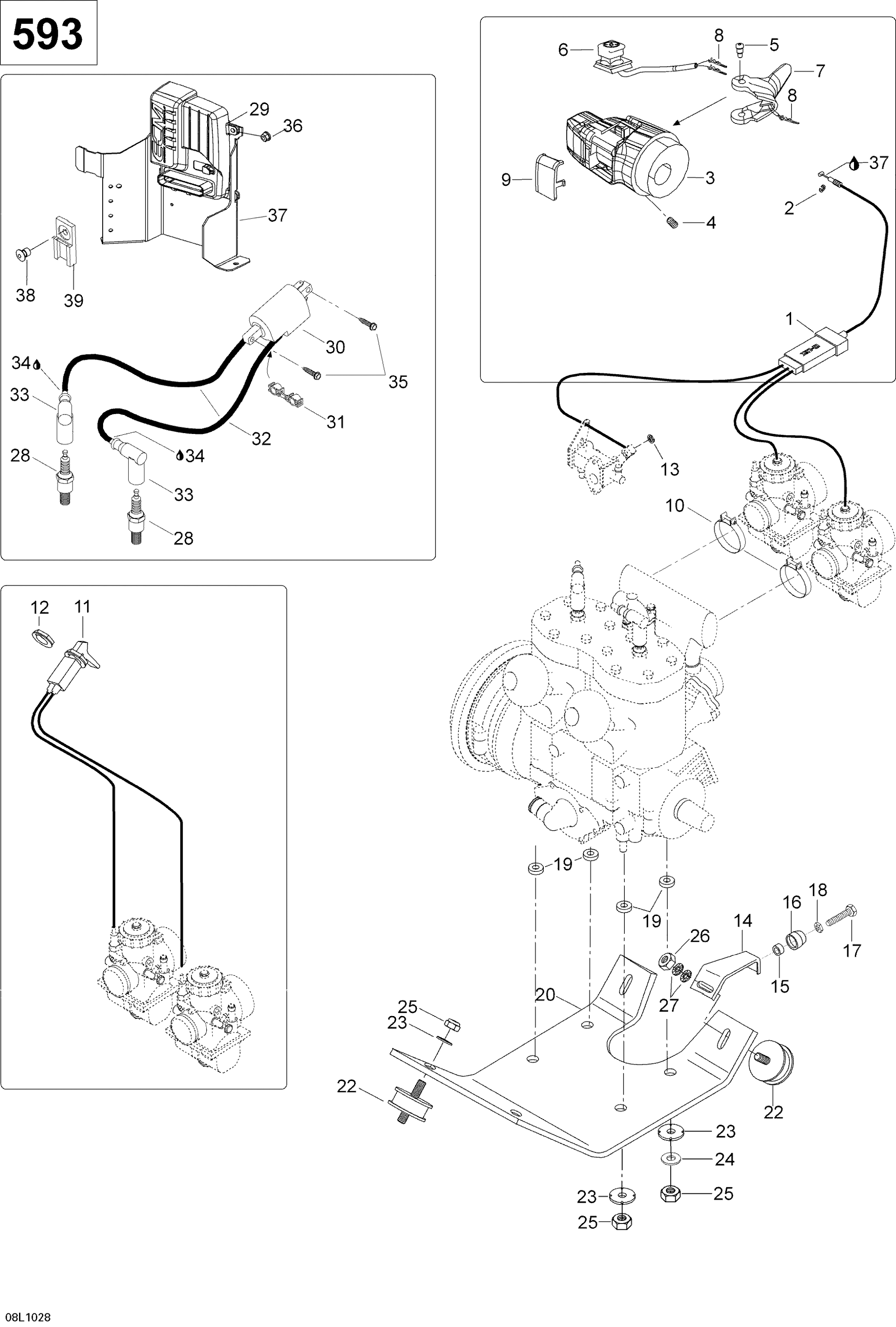Схема узла: Engine And Engine Support