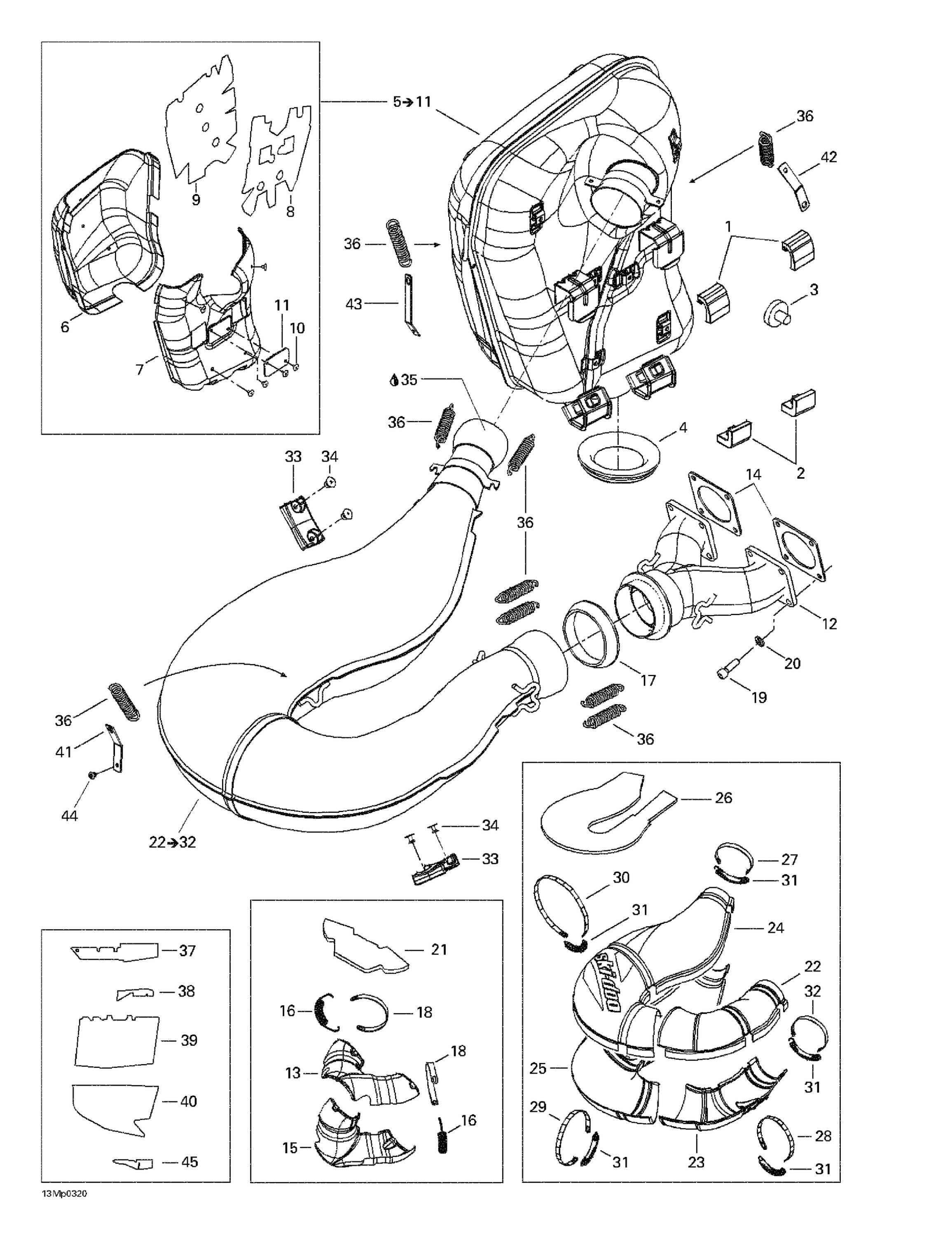 Схема узла: Exhaust System