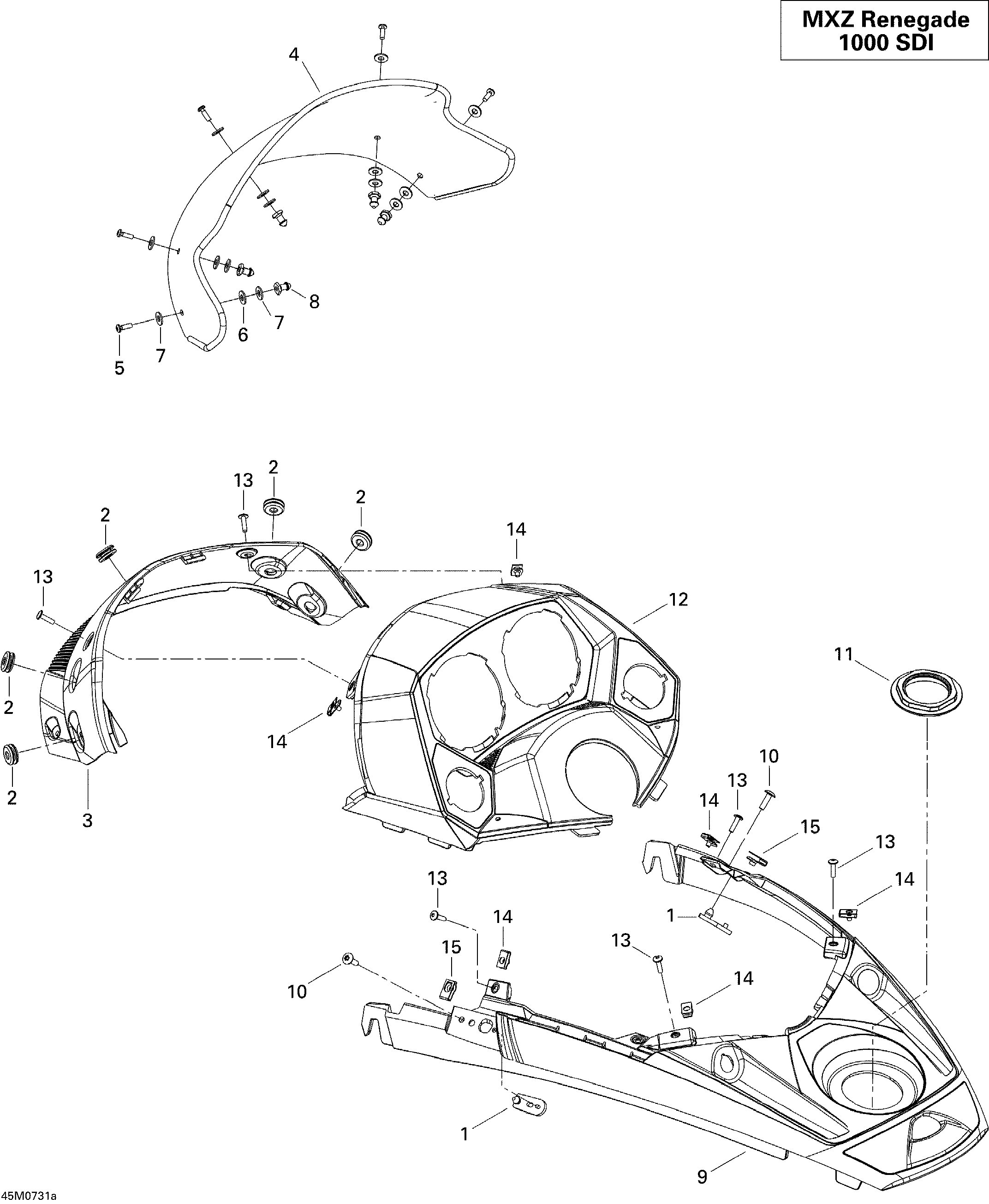 Windshield And Console Renegade