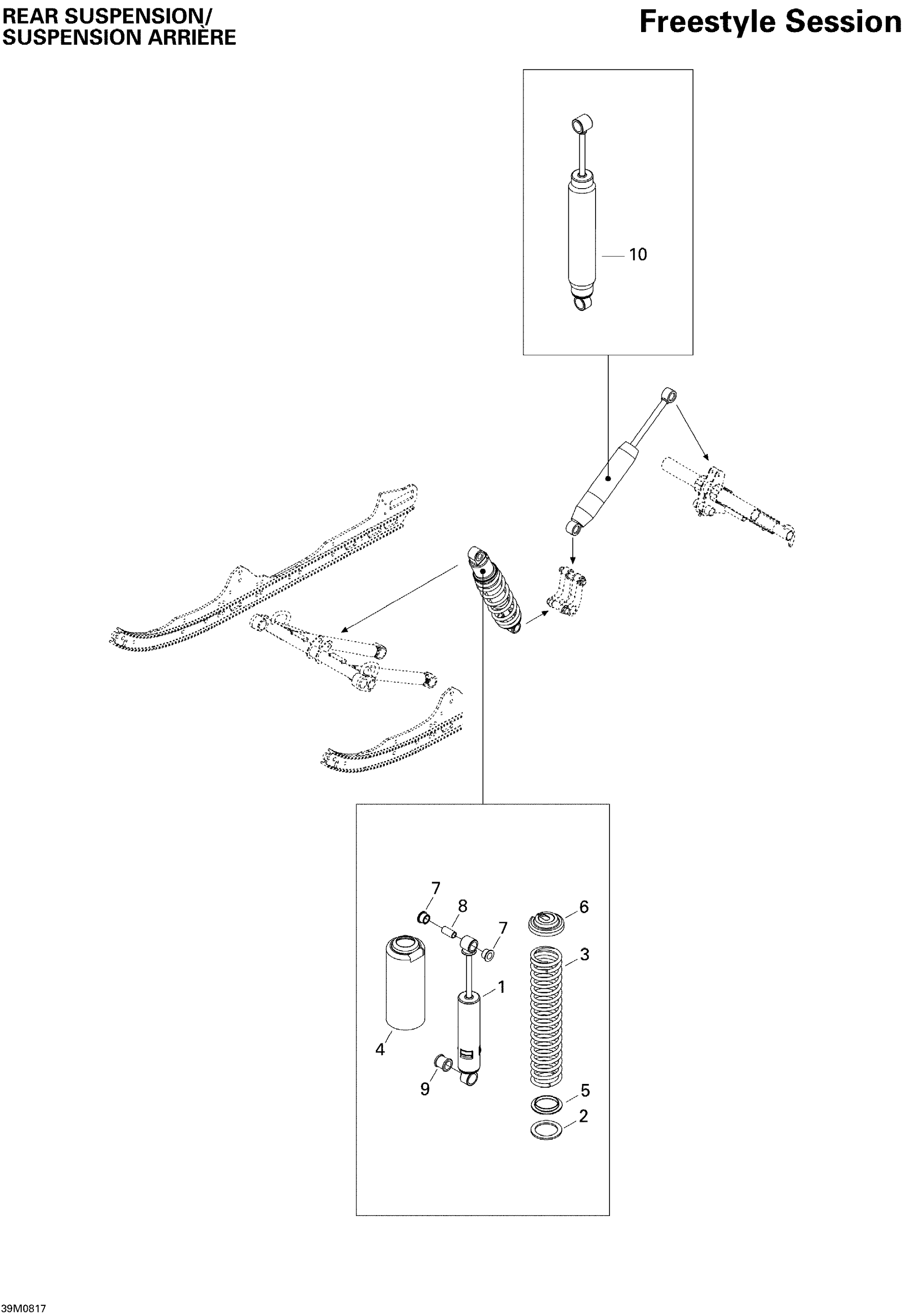 Rear Suspension Shocks 300F