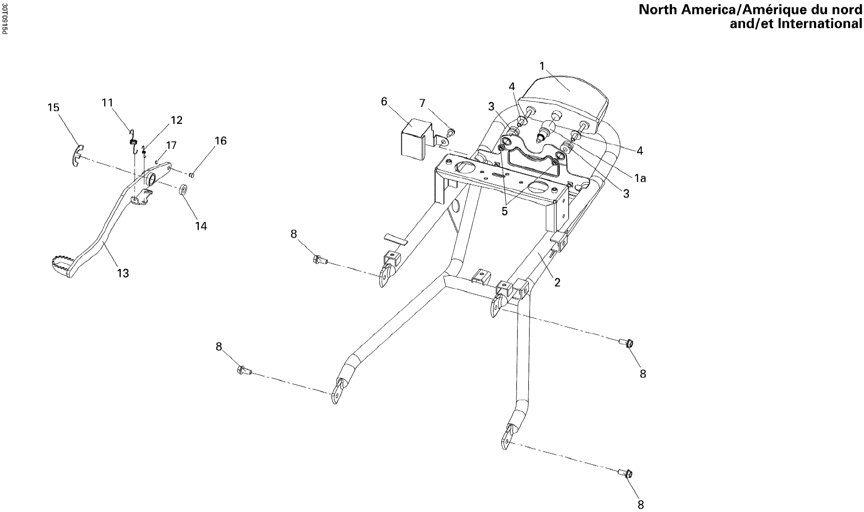 Схема узла: Rear Frame , International