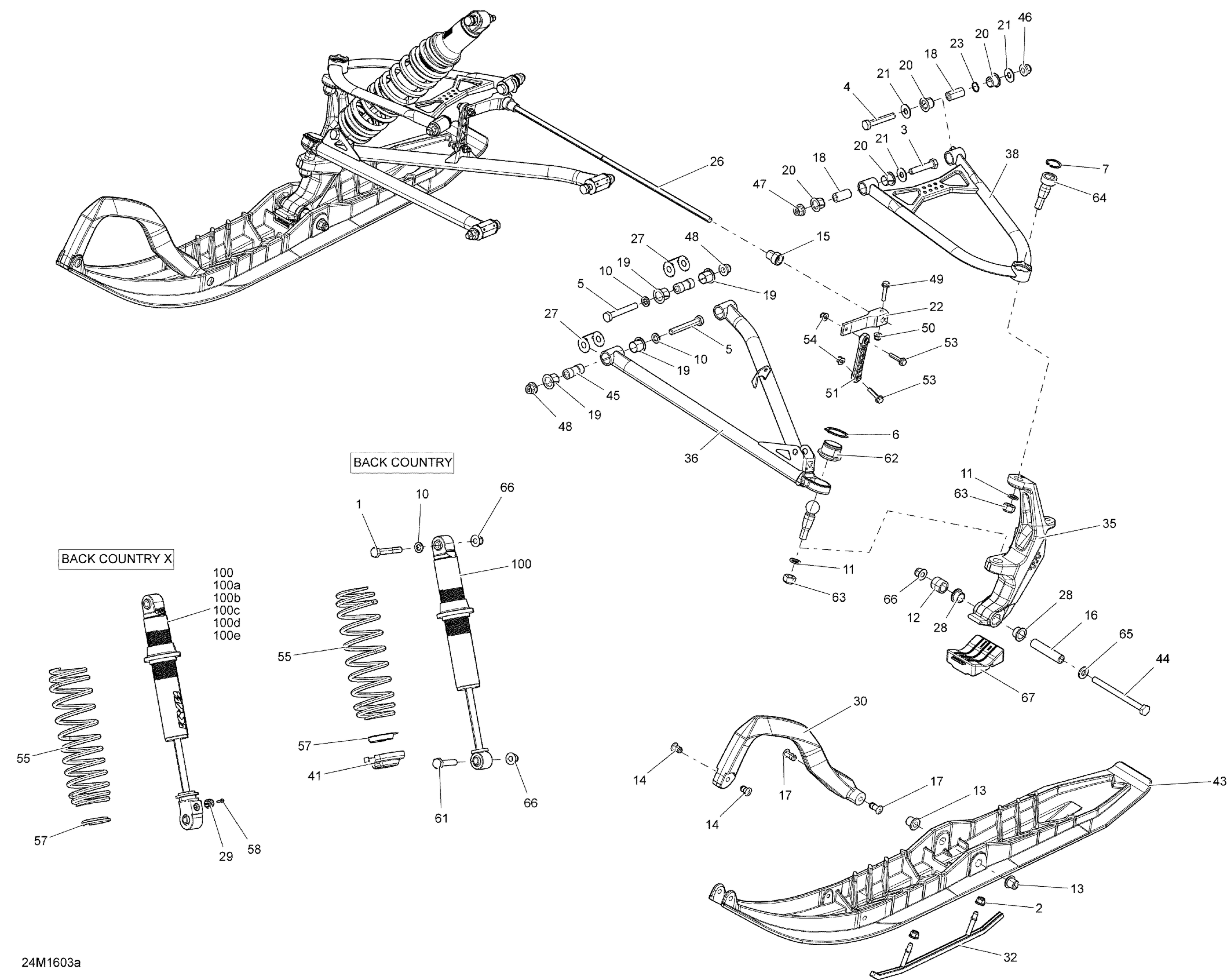 Front Suspension And Ski - 146 Model