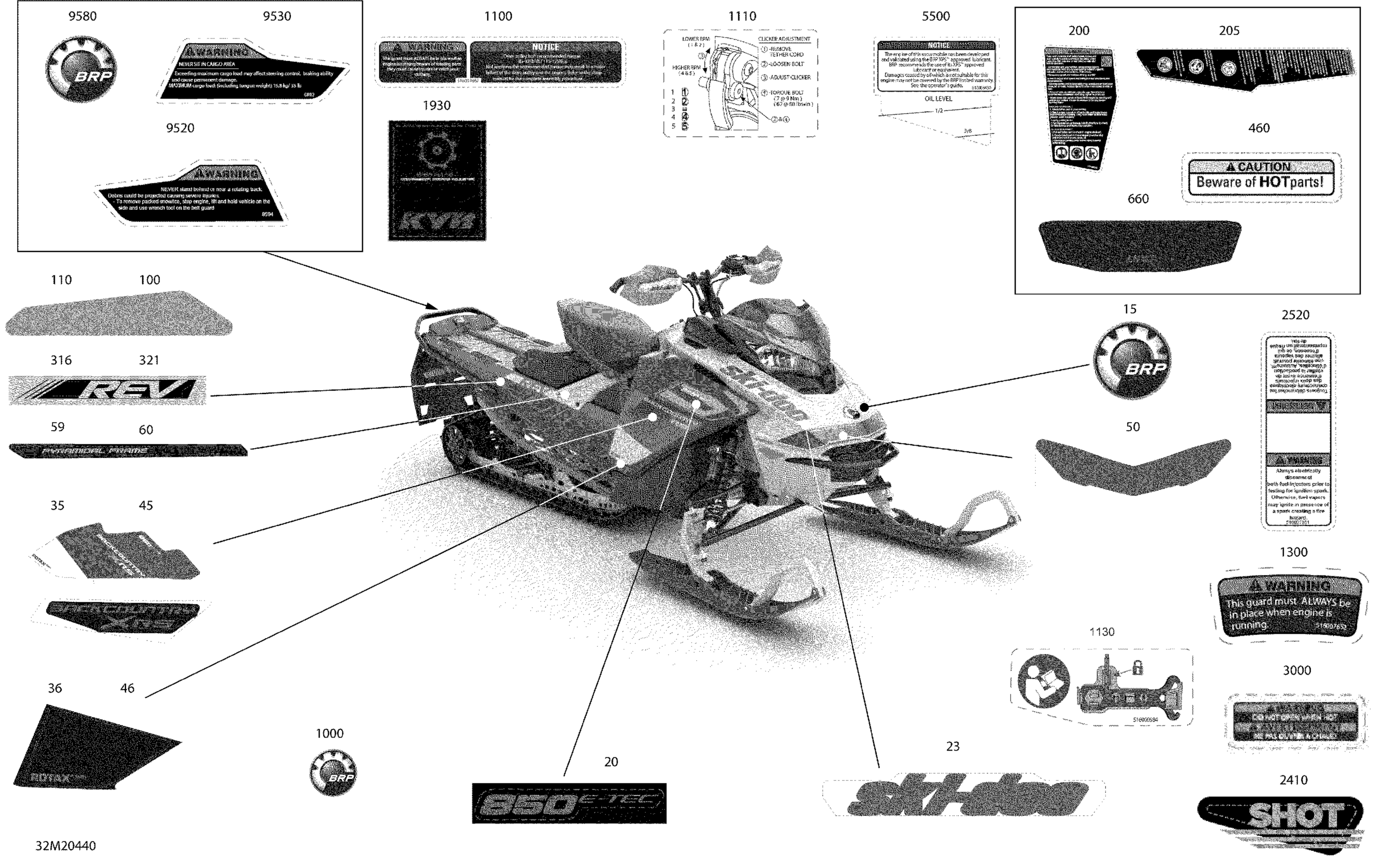 Схема узла: Body - Decals - XRS - 146