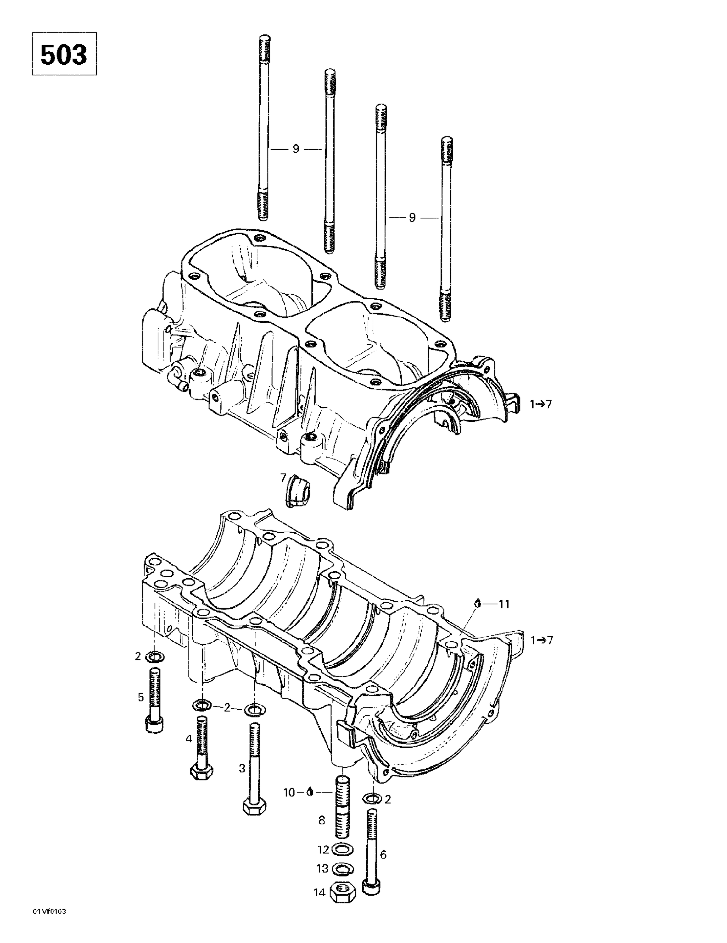 Crankcase (503)