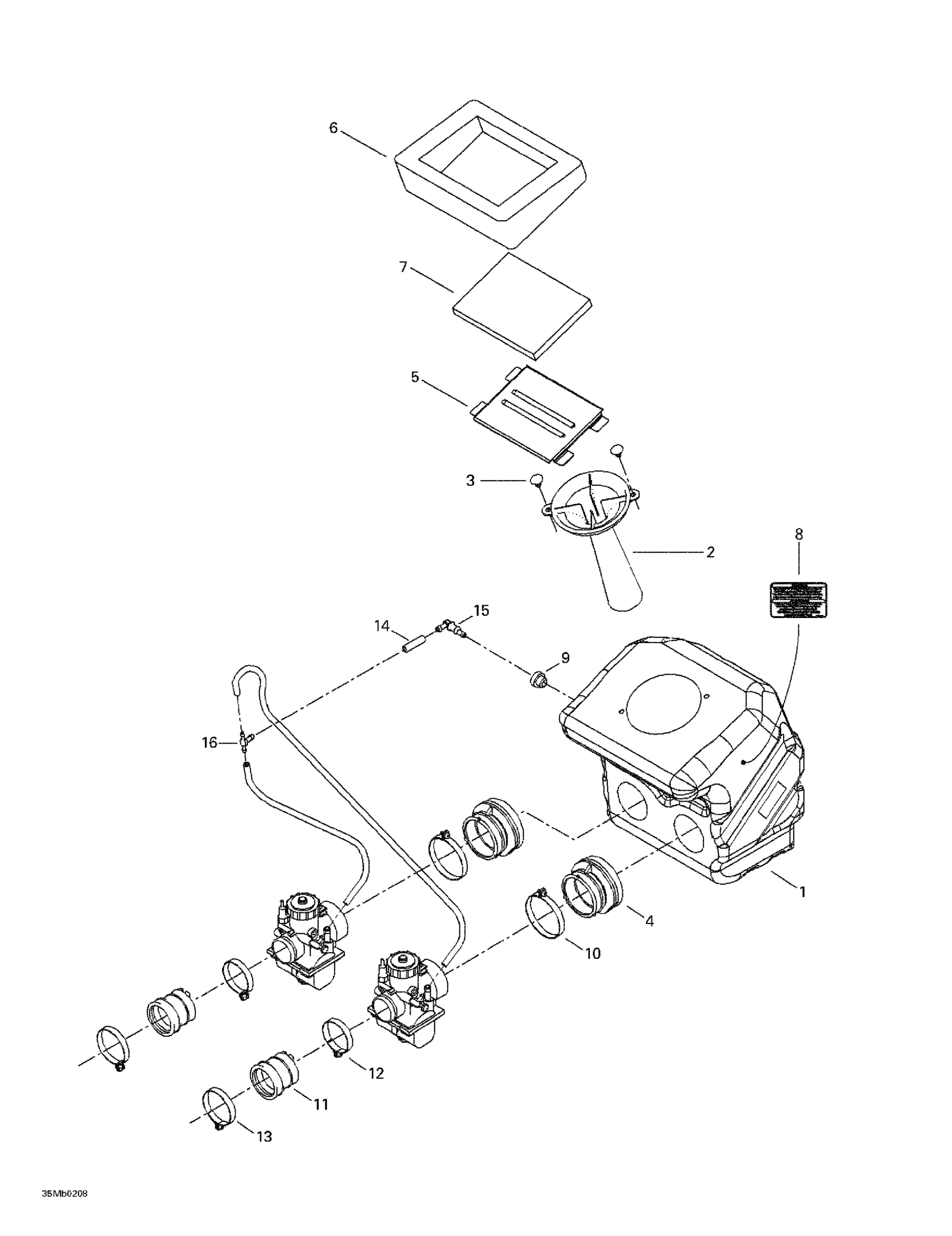 Схема узла: Air Intake System