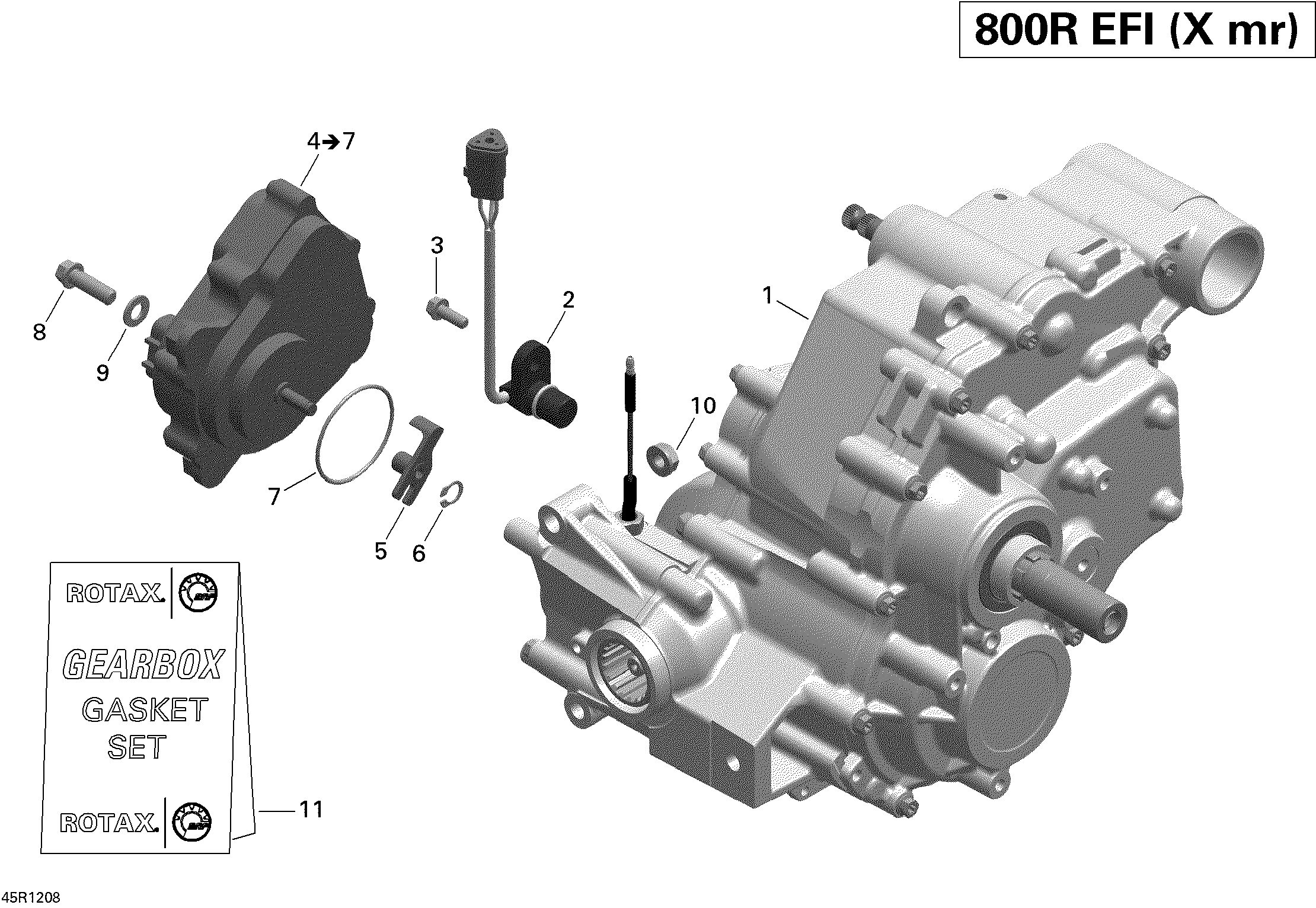 Gear Box Assy and 4x4 Actuator