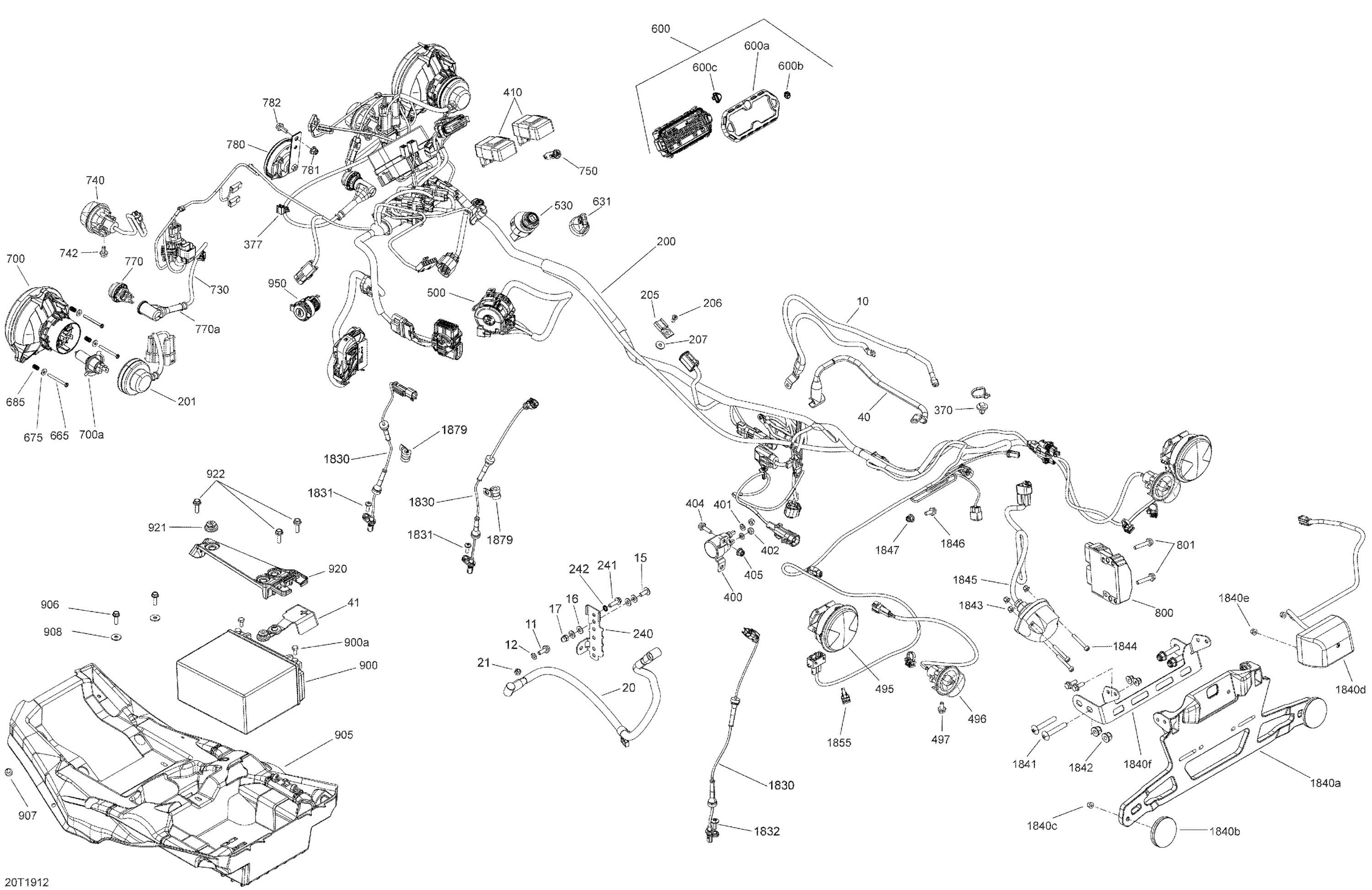Electrical - 570 EFI - Package DPS & XT (ABS)