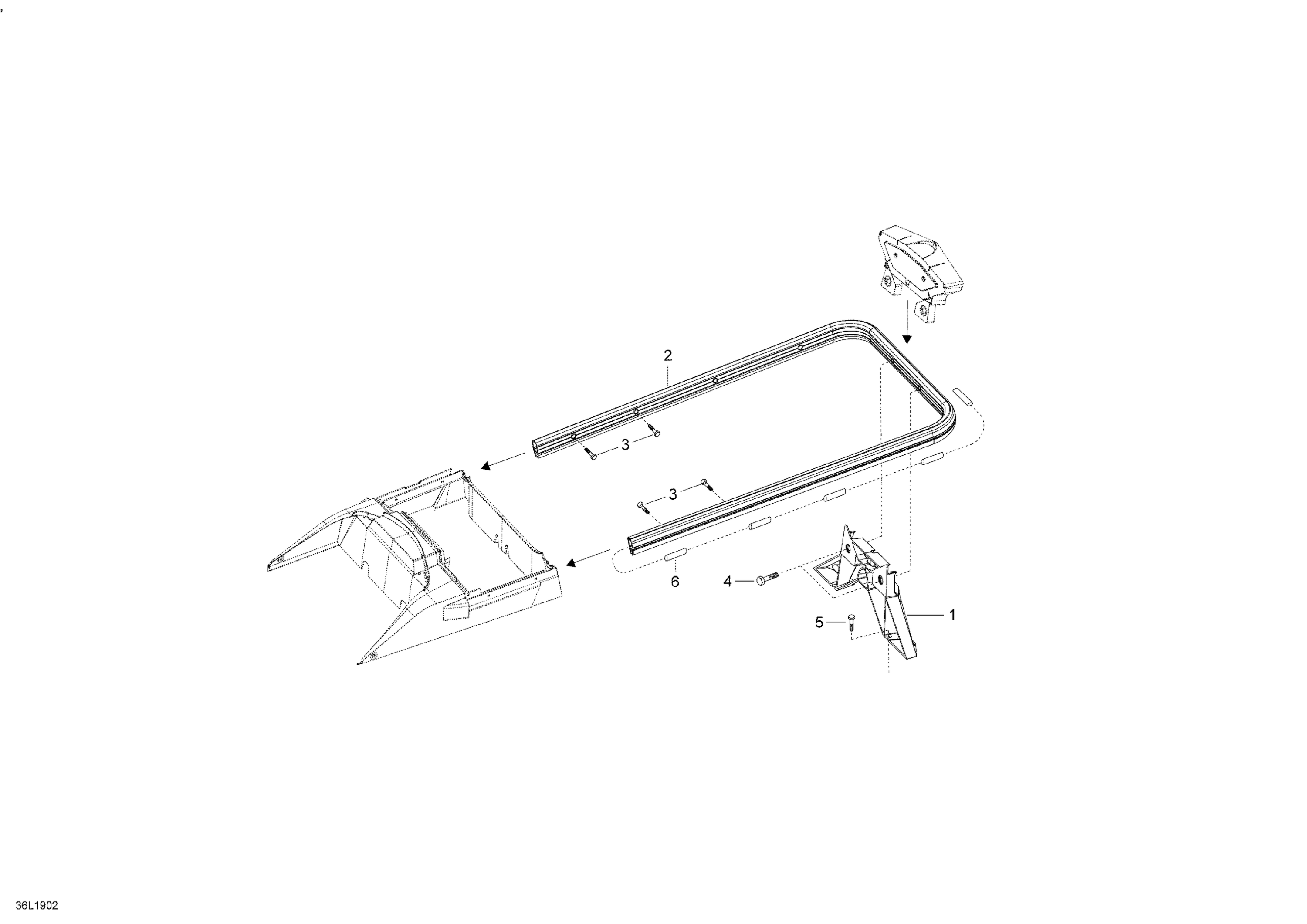 Luggage Rack Commander 600 ETEC