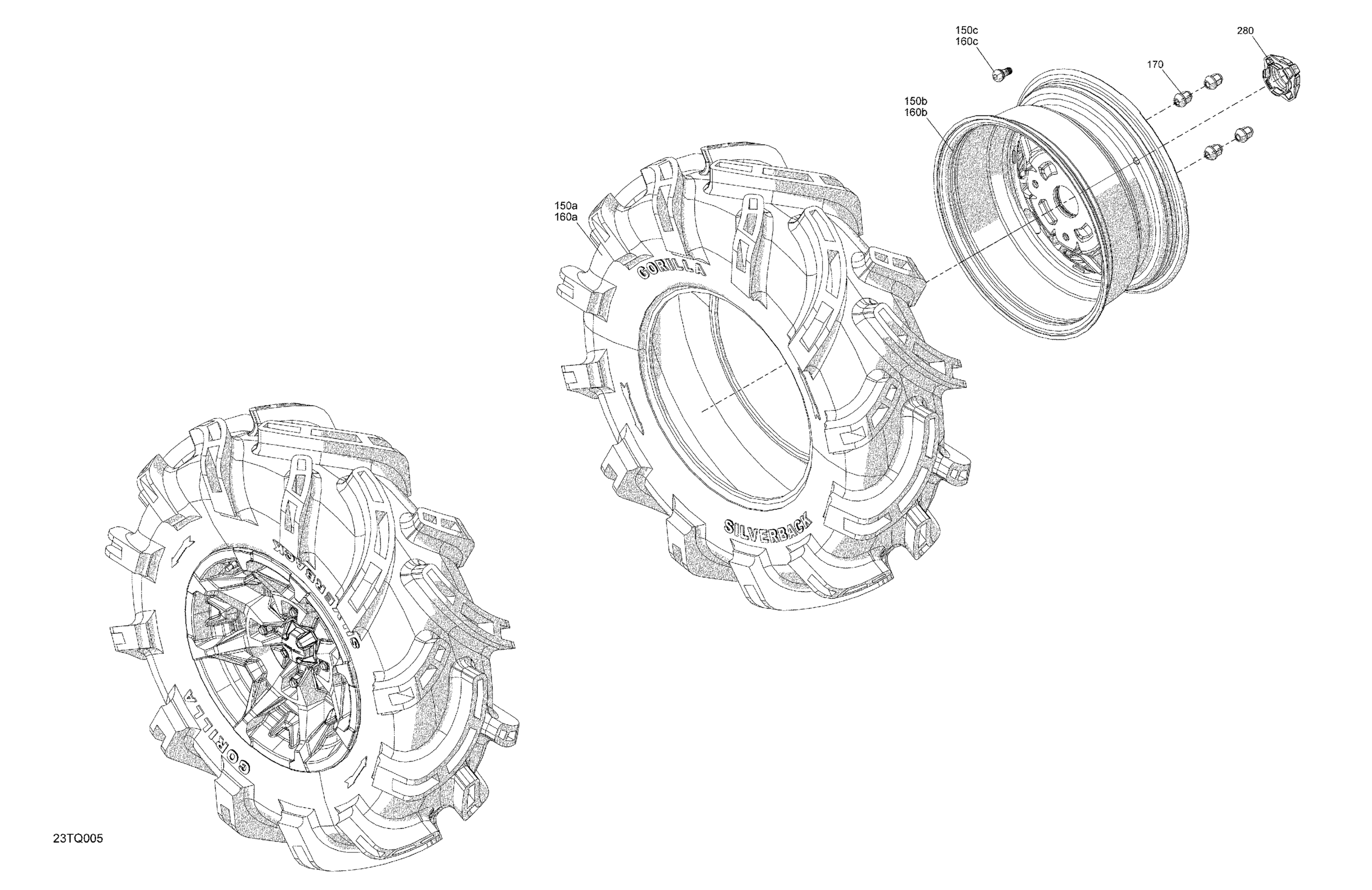 Схема узла: Drive - Rear Wheels - XTP