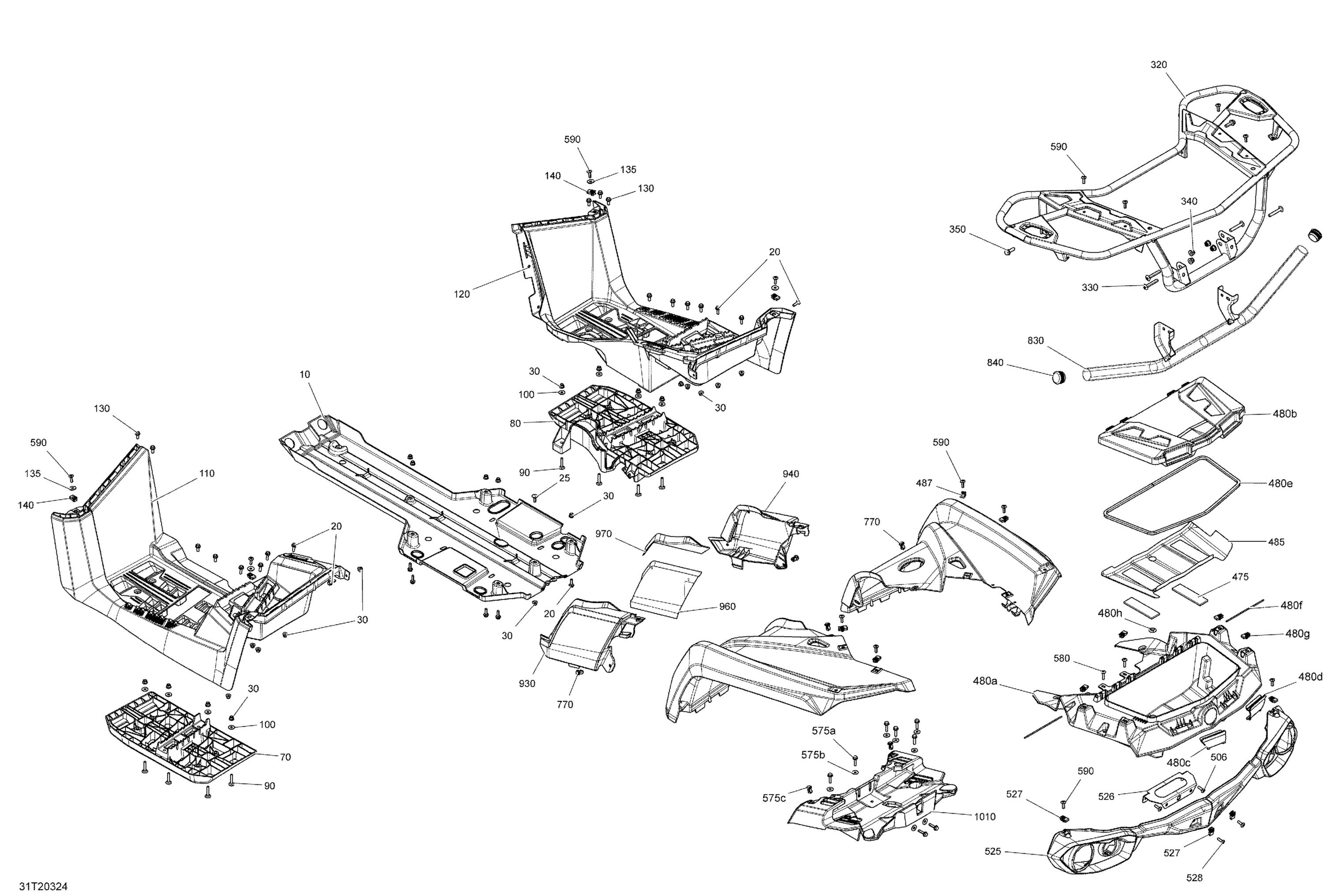 Body - Rear Section - XT