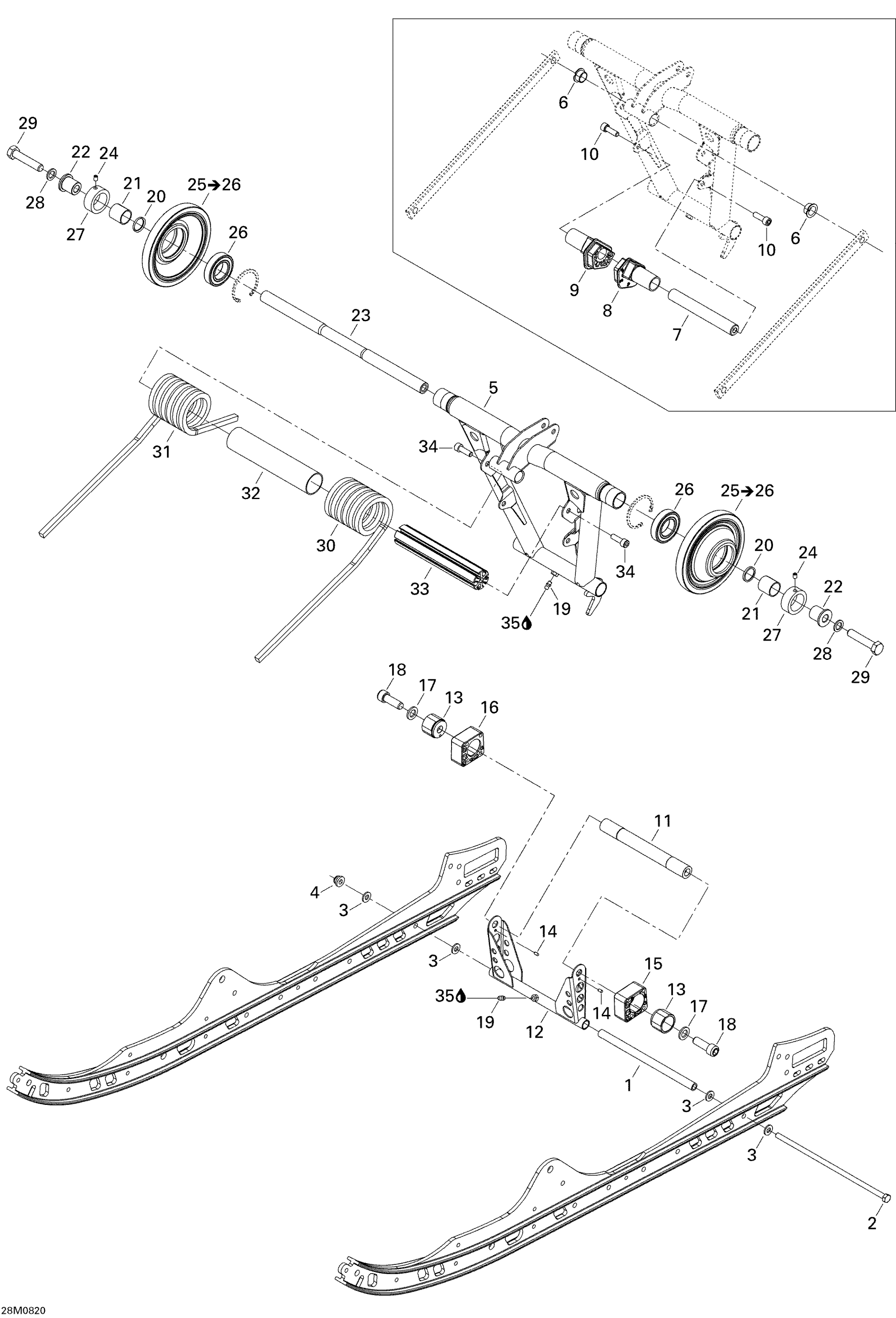 Схема узла: Rear Arm