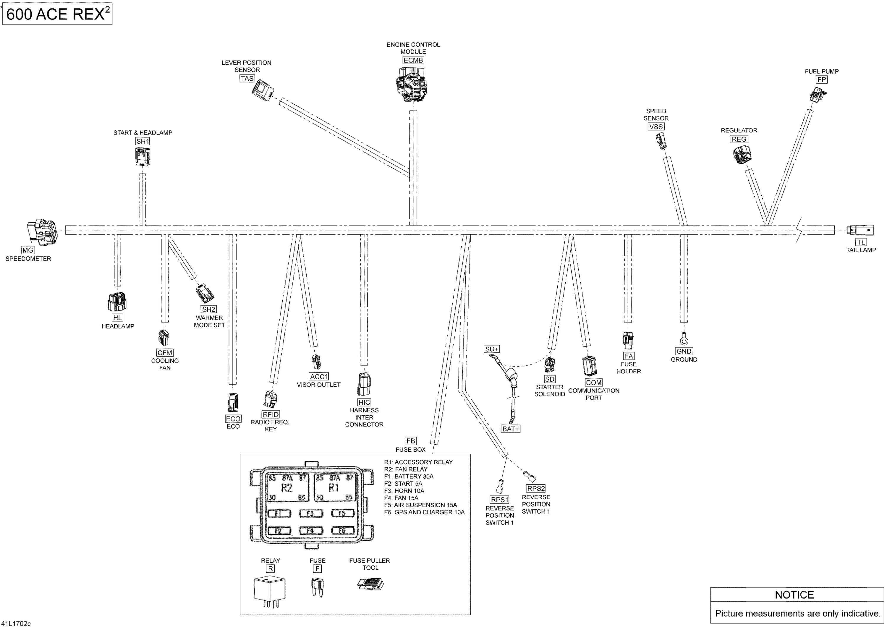 Main Harness - 515178117 - 600 ACE