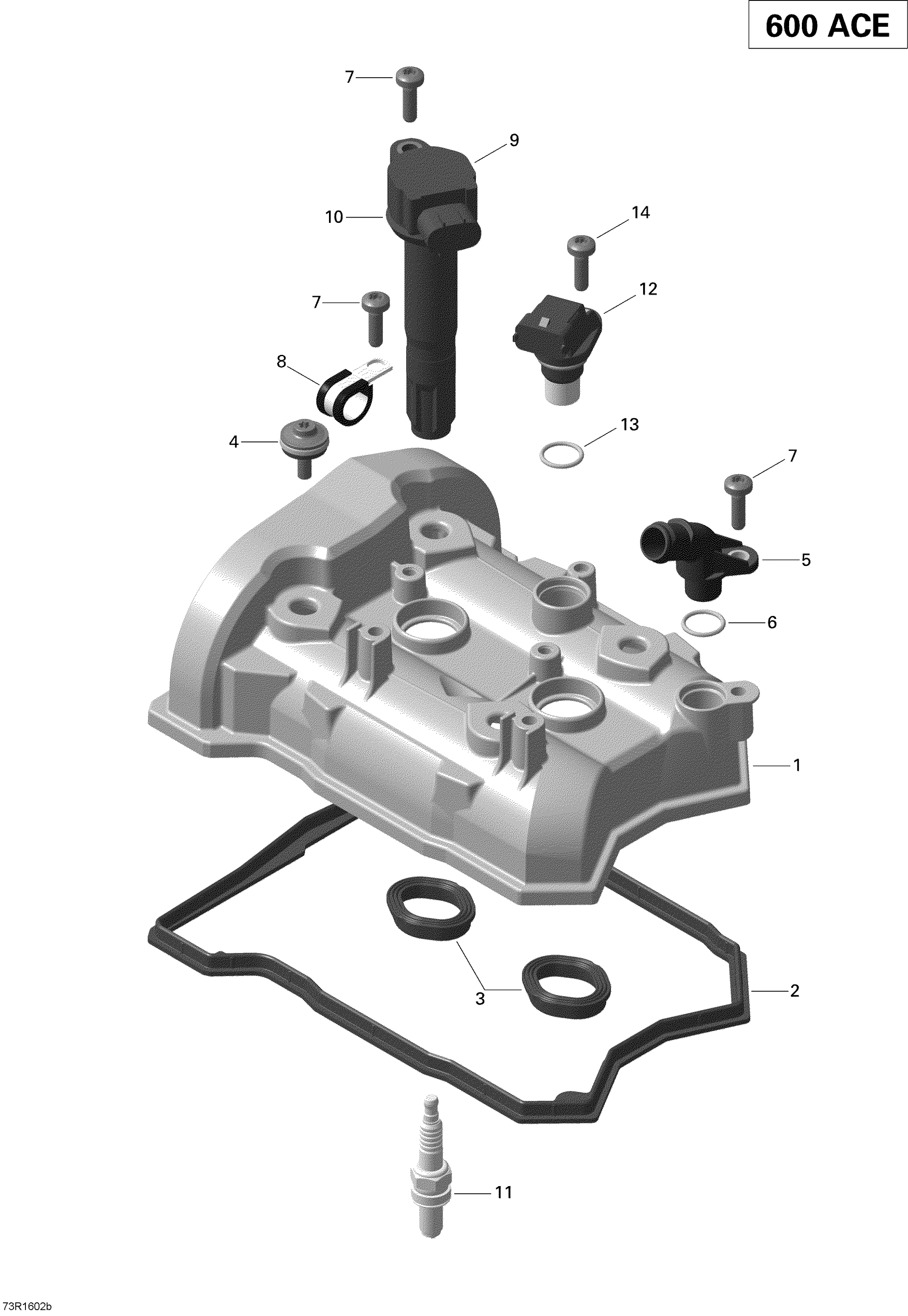 Valve Cover _73R1522b
