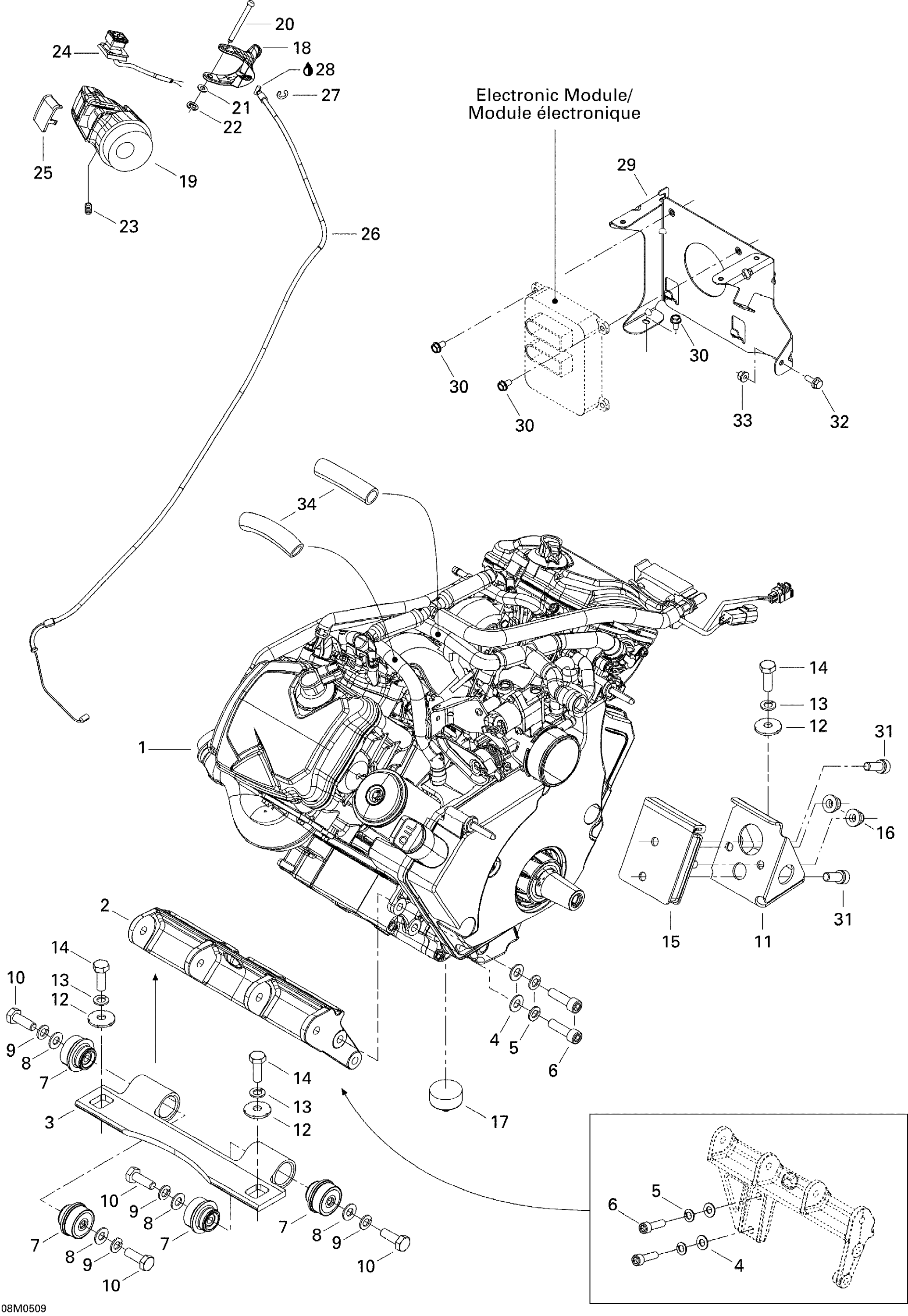 Схема узла: Engine