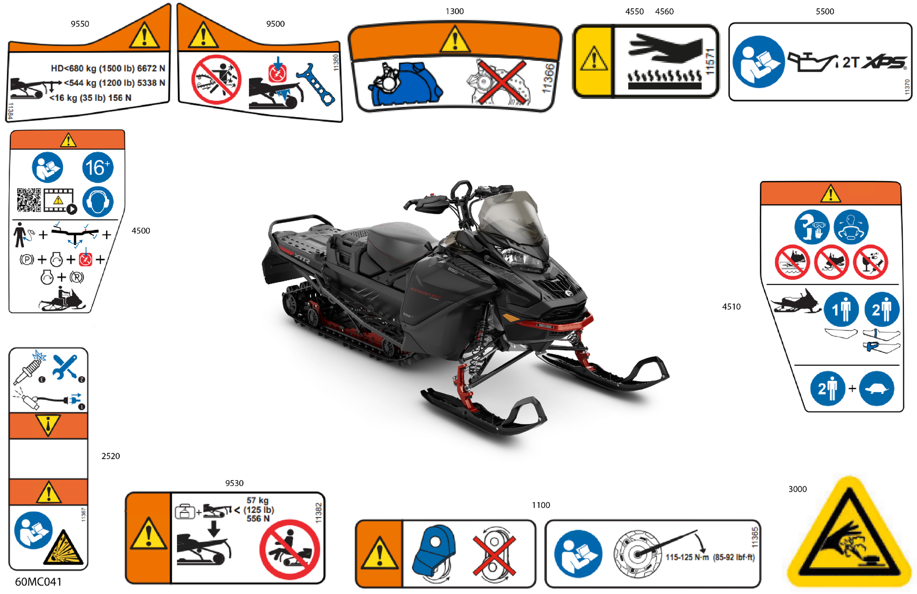 Body - Warning Decals