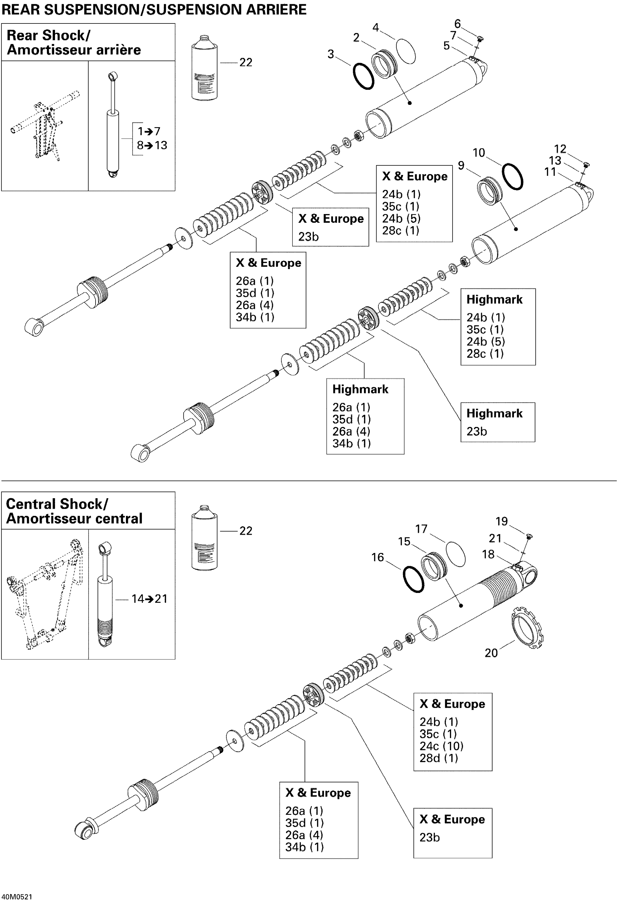 Take Apart Shock, Rear
