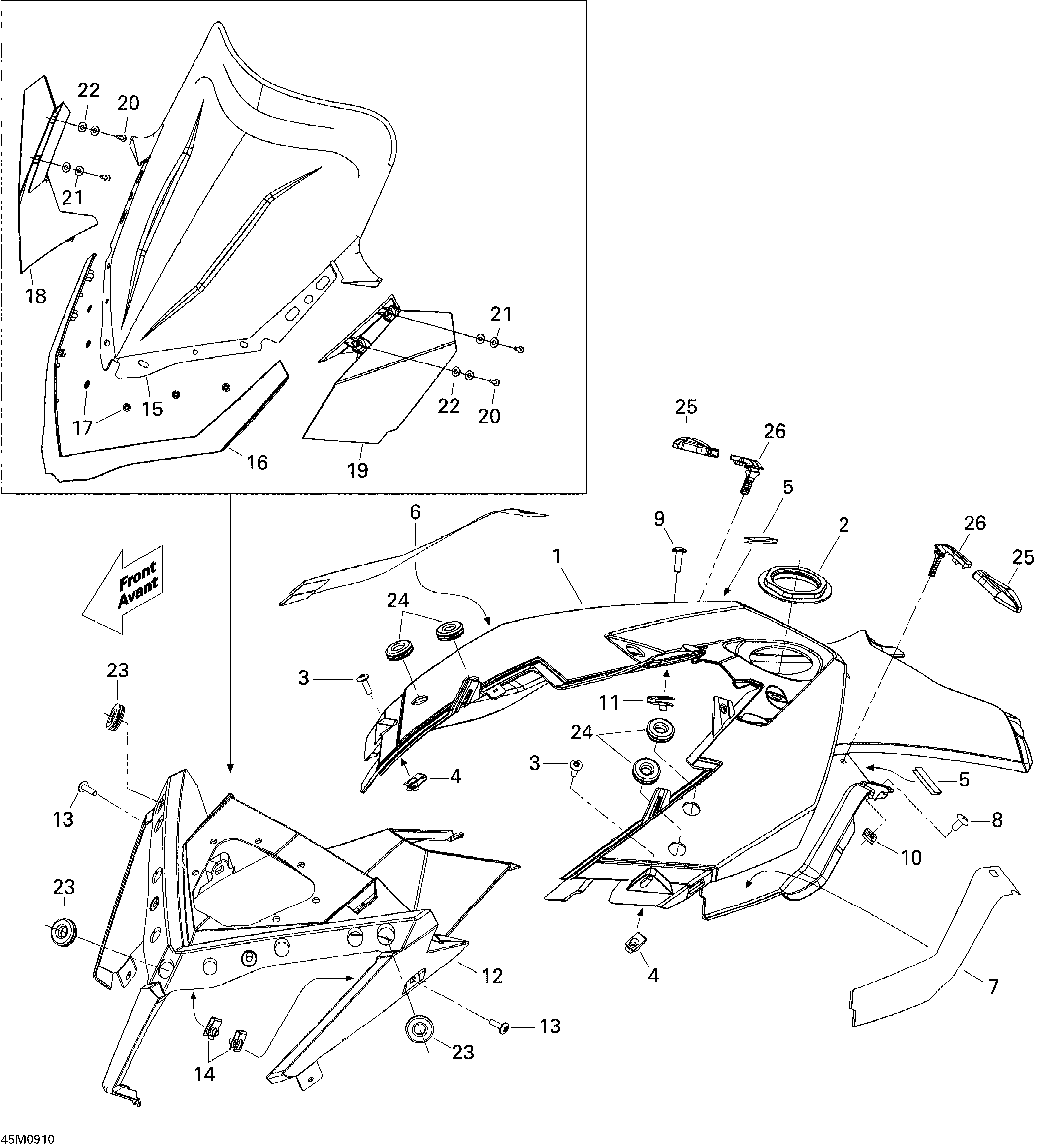 Windshield And Console