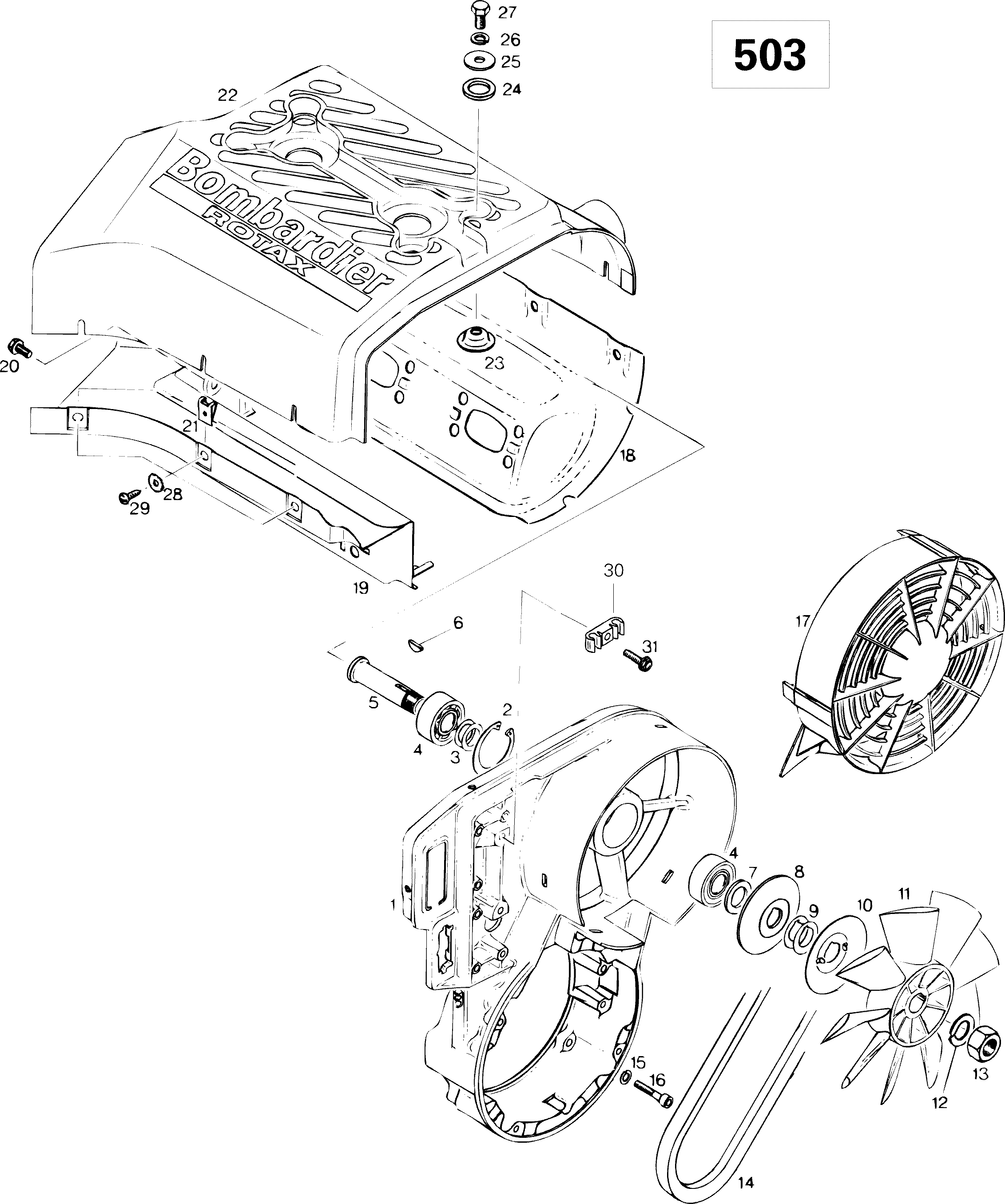 Схема узла: Cooling System (503)