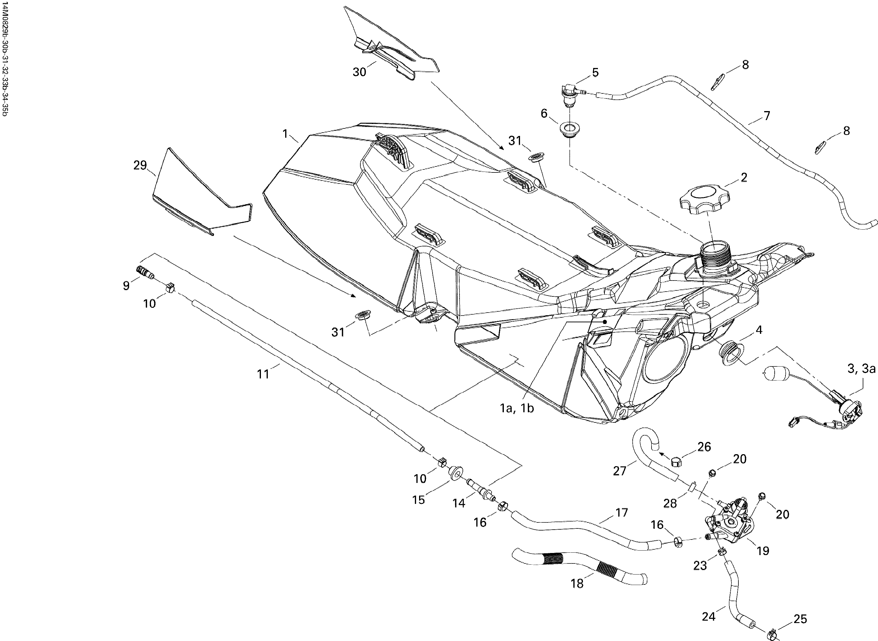 Схема узла: Fuel System 800R