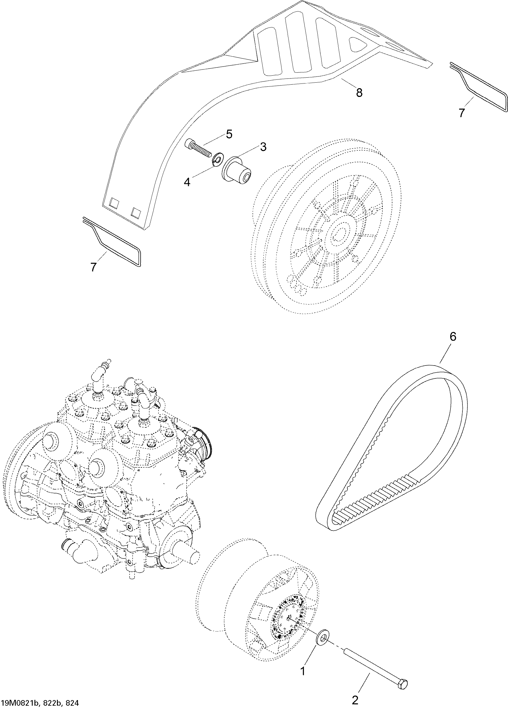 Схема узла: Pulley System WT 600