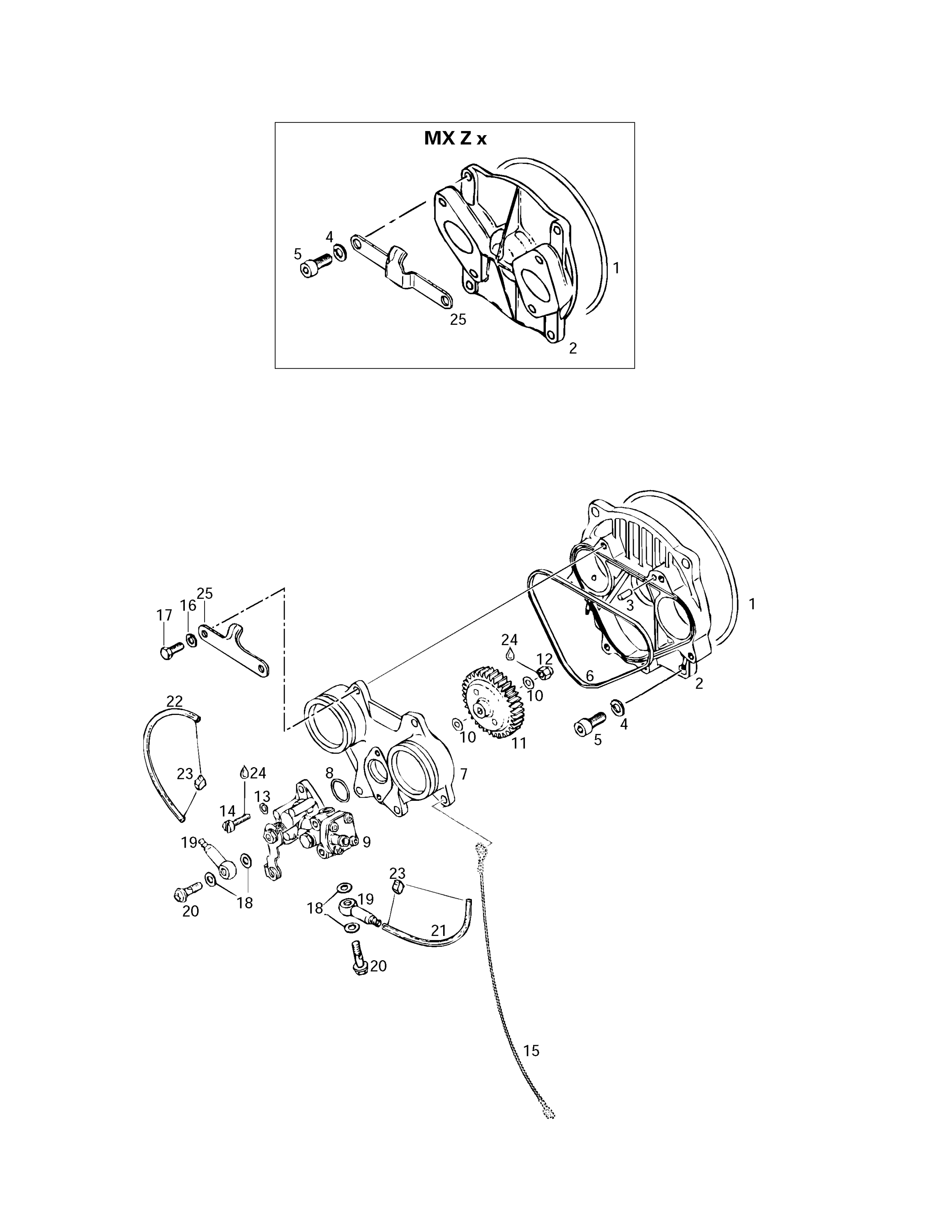 Схема узла: Oil Injection System