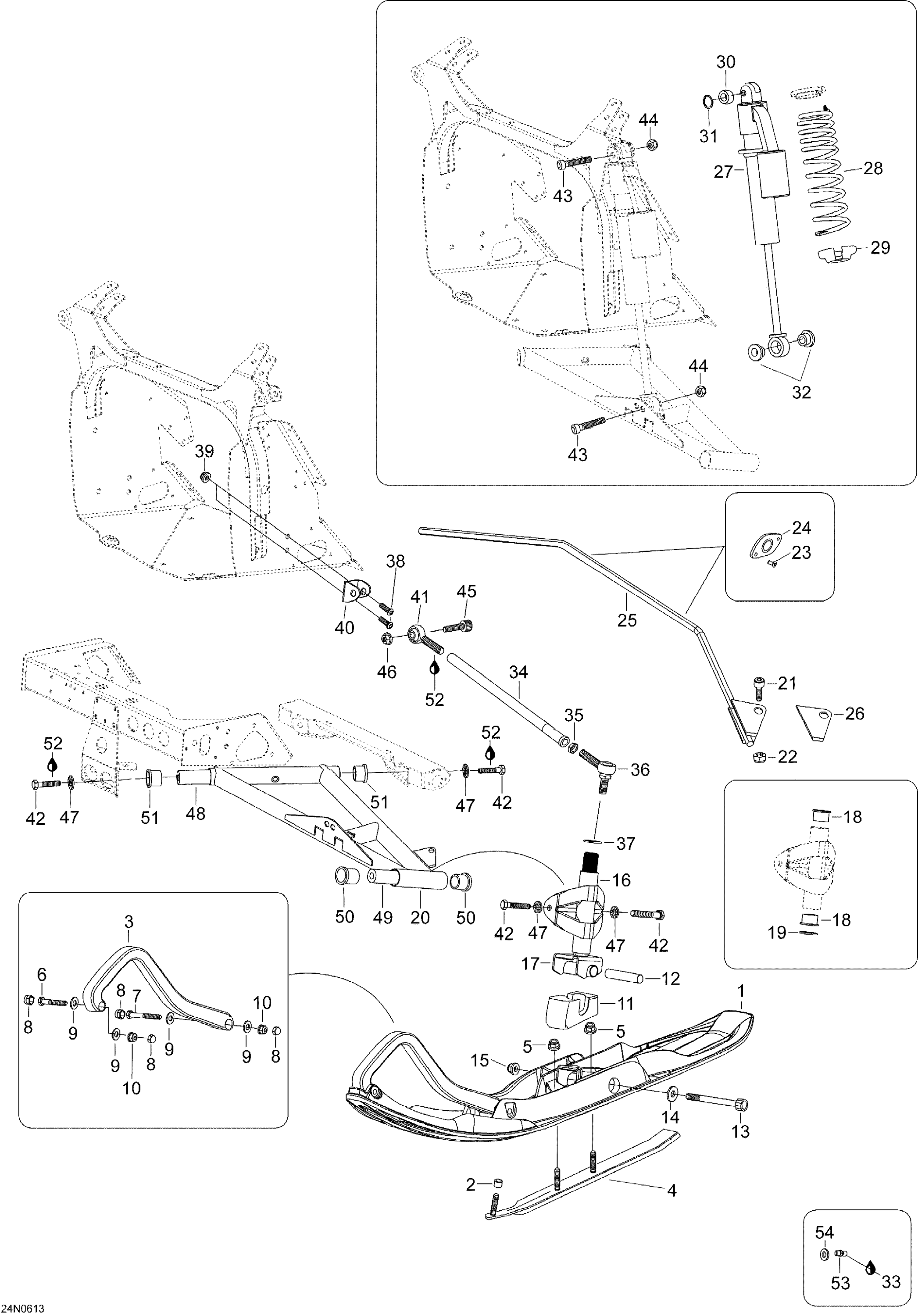 Front Suspension And Ski