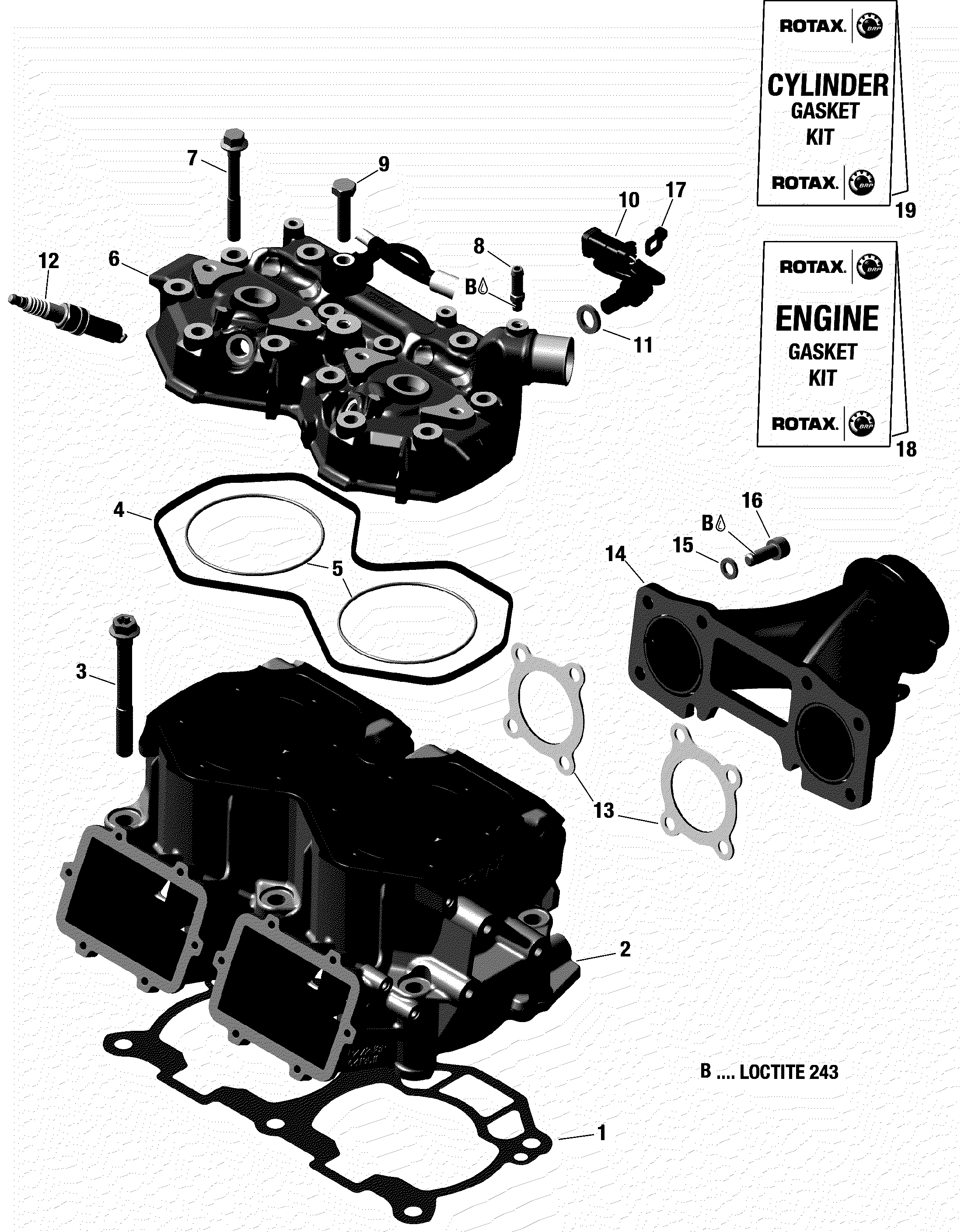 Cylinder And Cylinder Head  - 598 RS