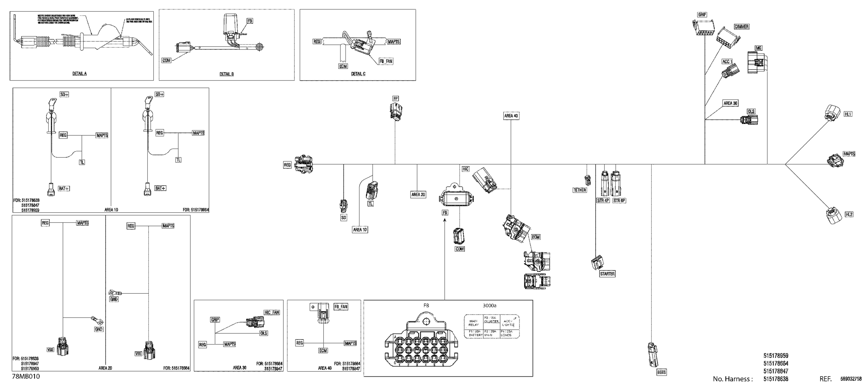 Electric - Main Harness - 515178959