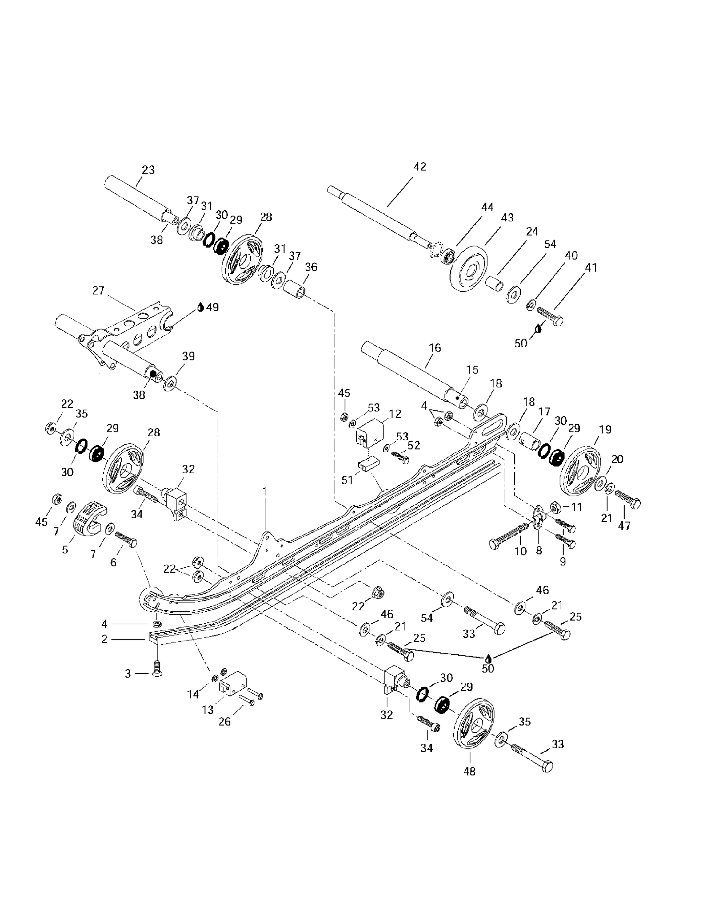 Схема узла: Rear Suspension