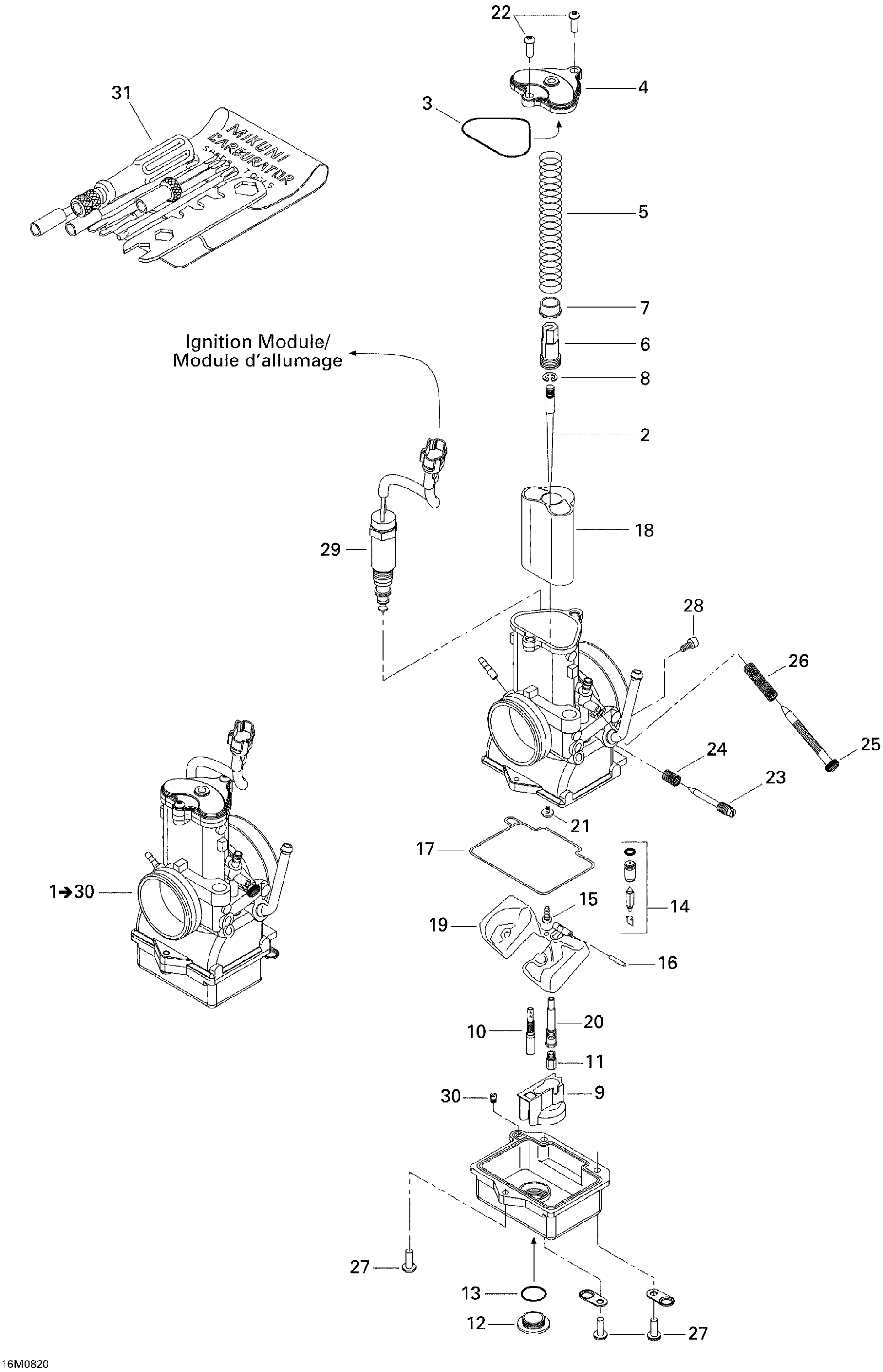 Схема узла: Carburetor