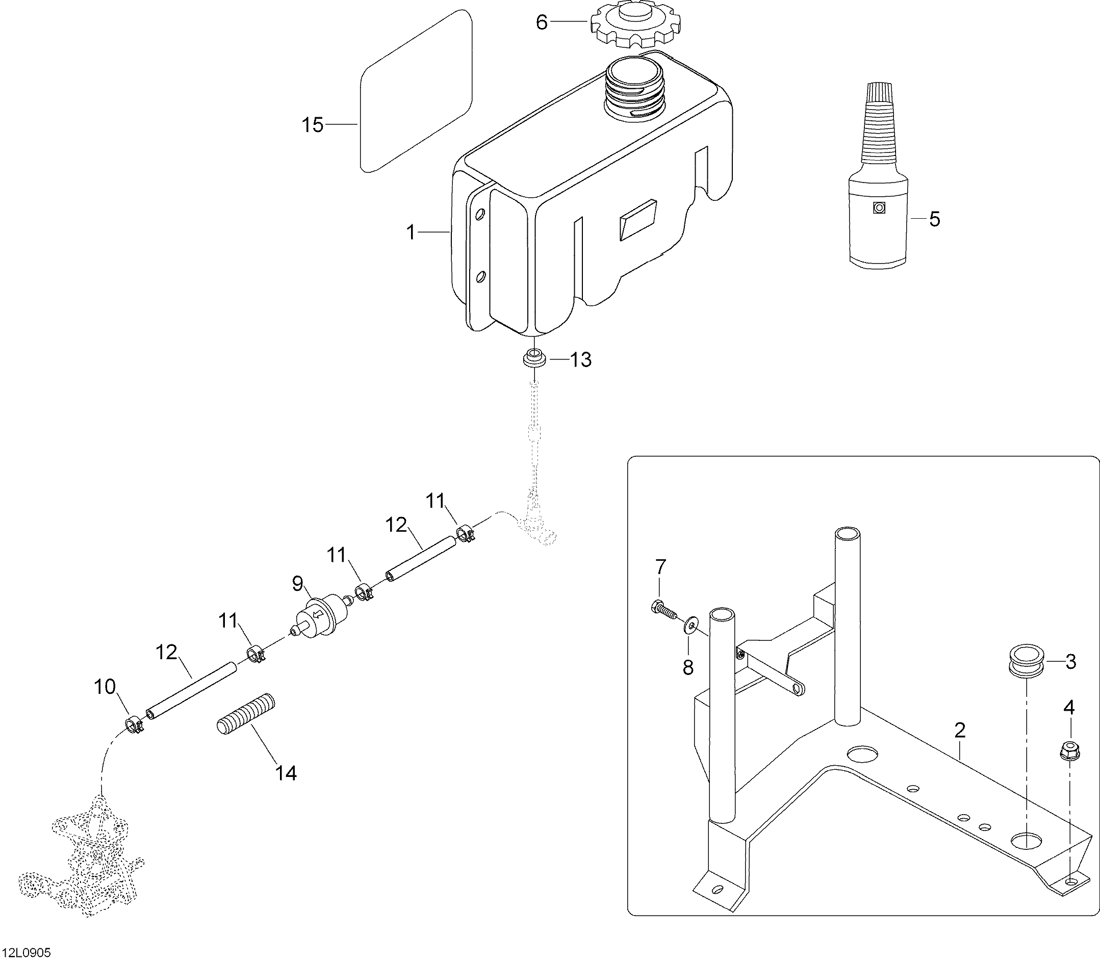 Схема узла: Oil System