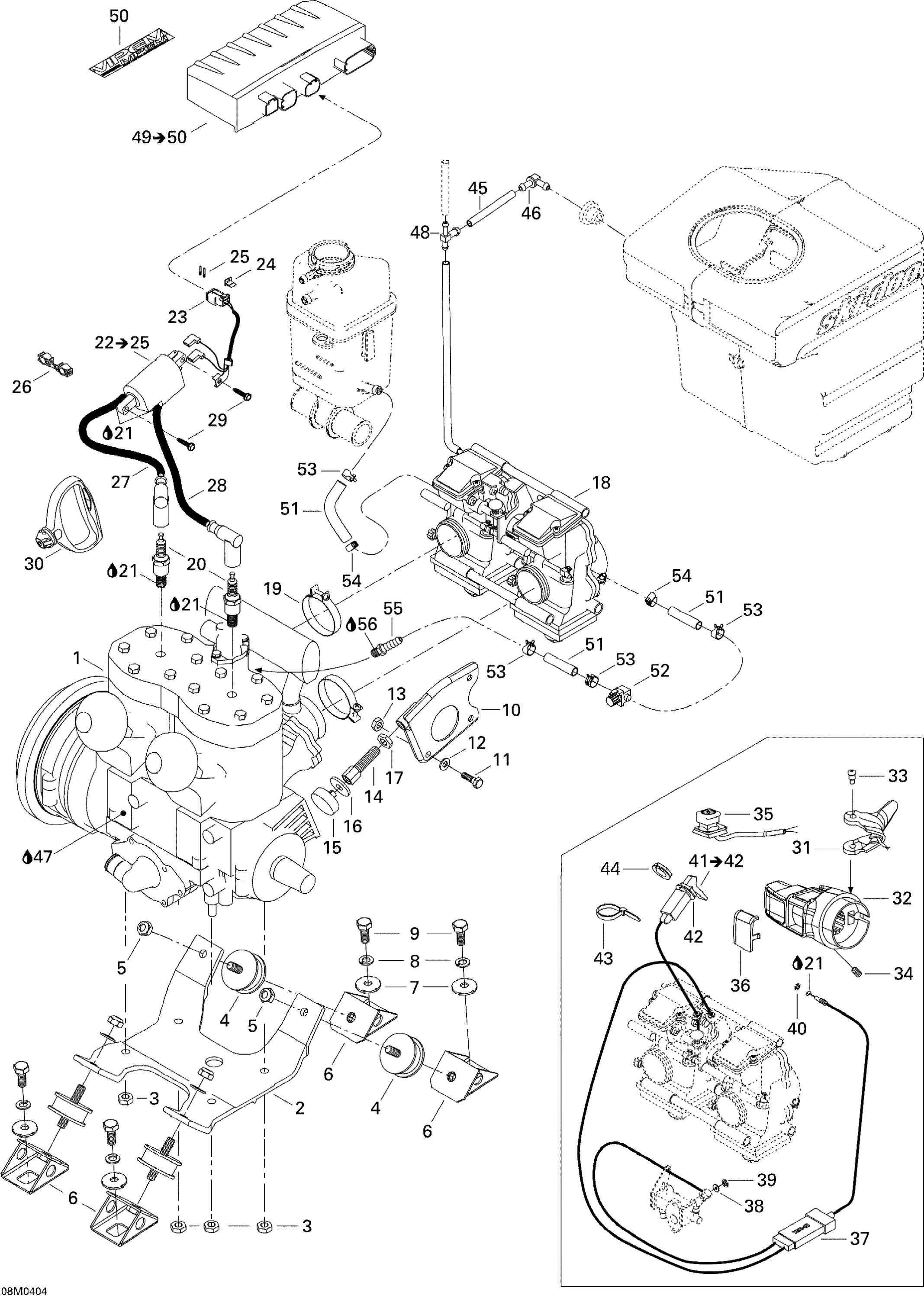Схема узла: Engine Support