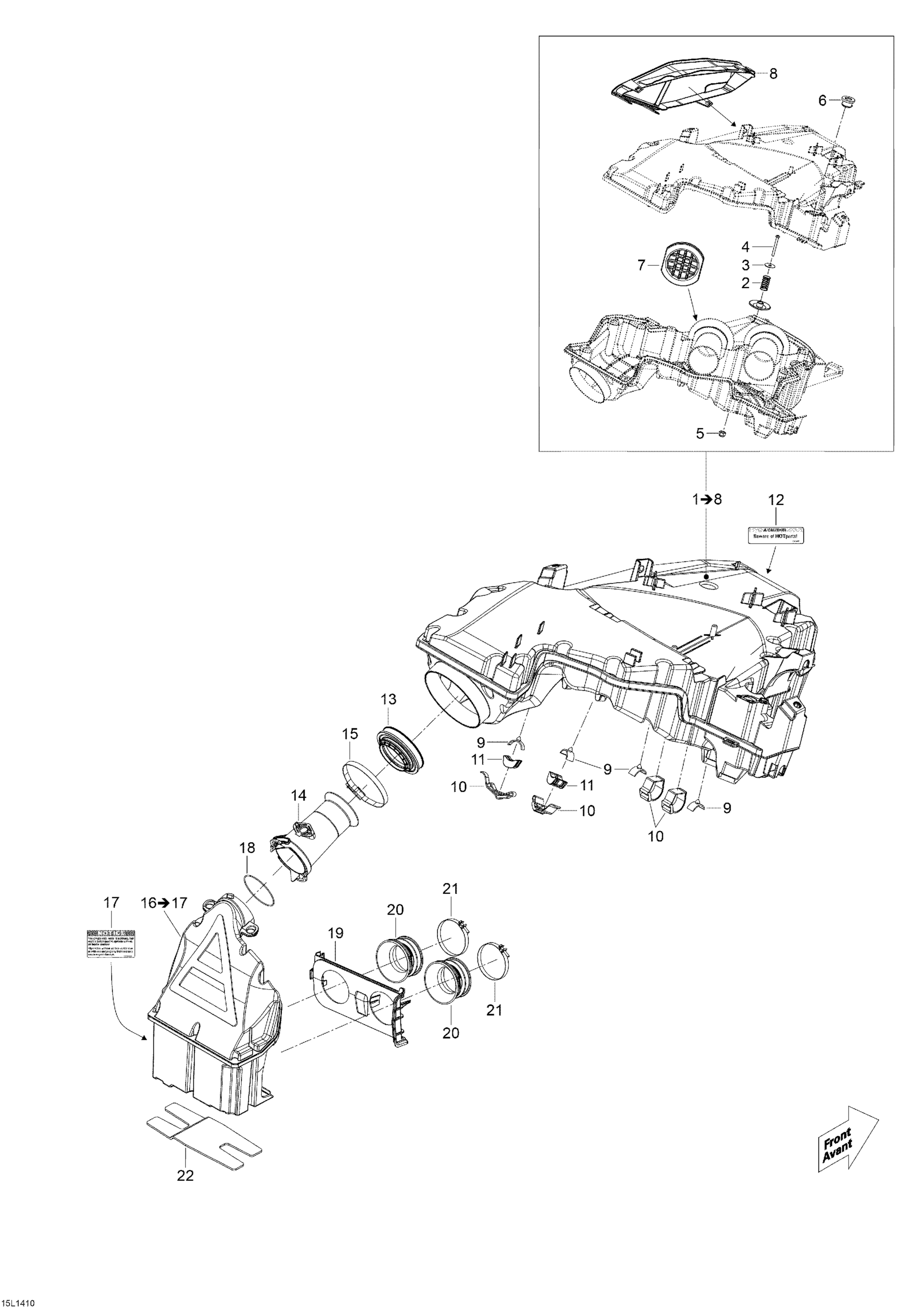 Схема узла: Air Intake System