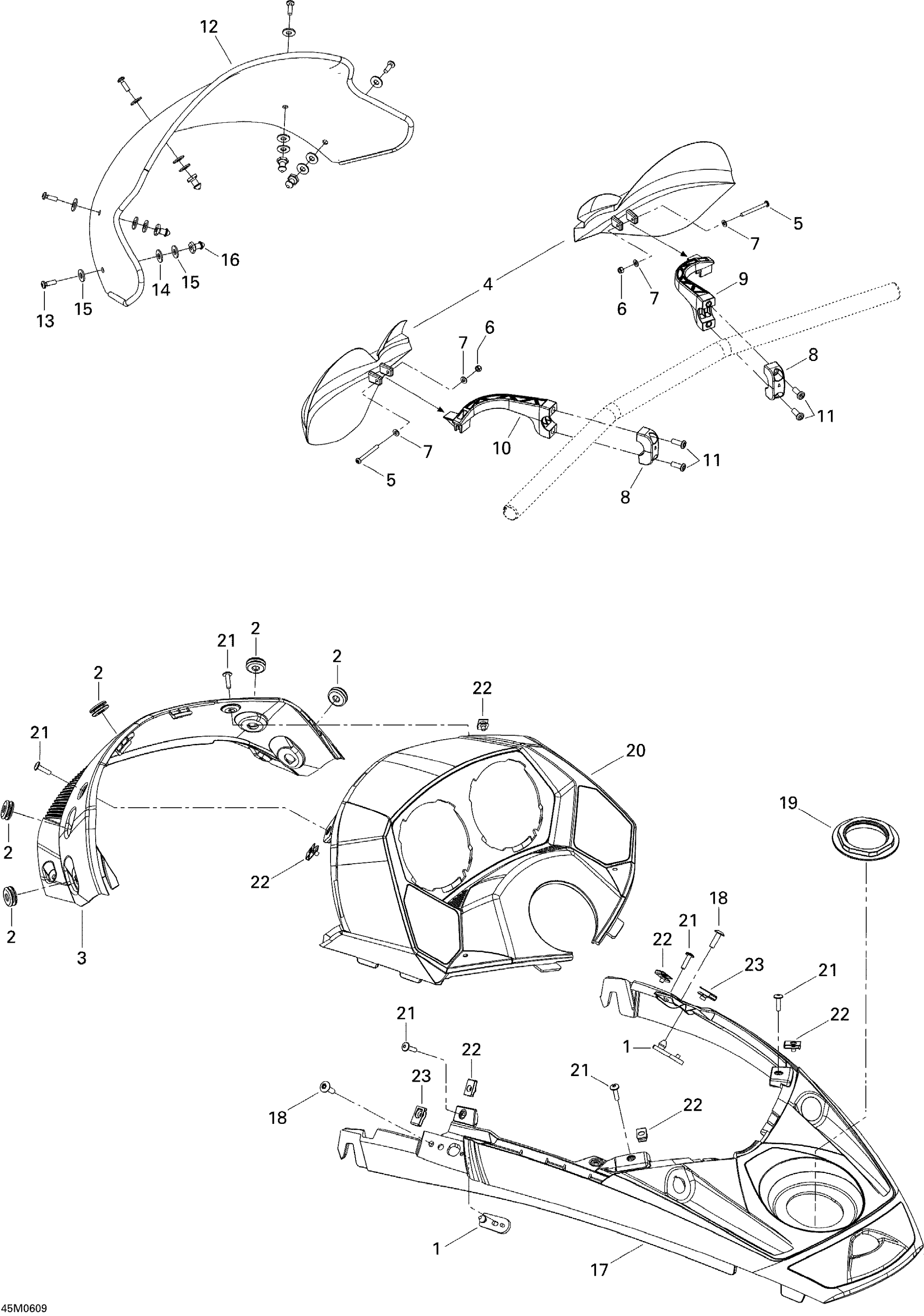 Windshield And Console