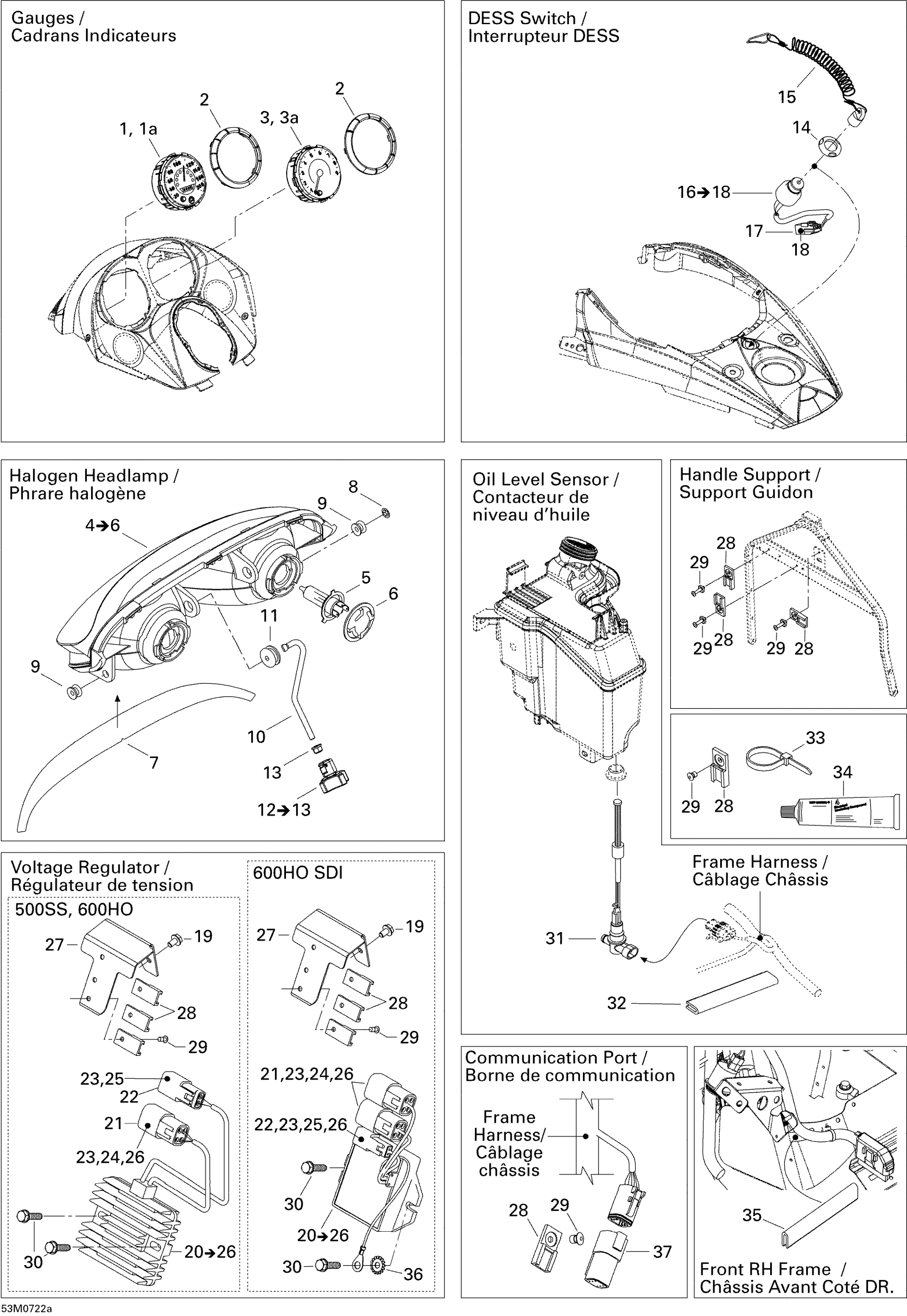 Electrical Accessories 1, 500 SS, 600 HO