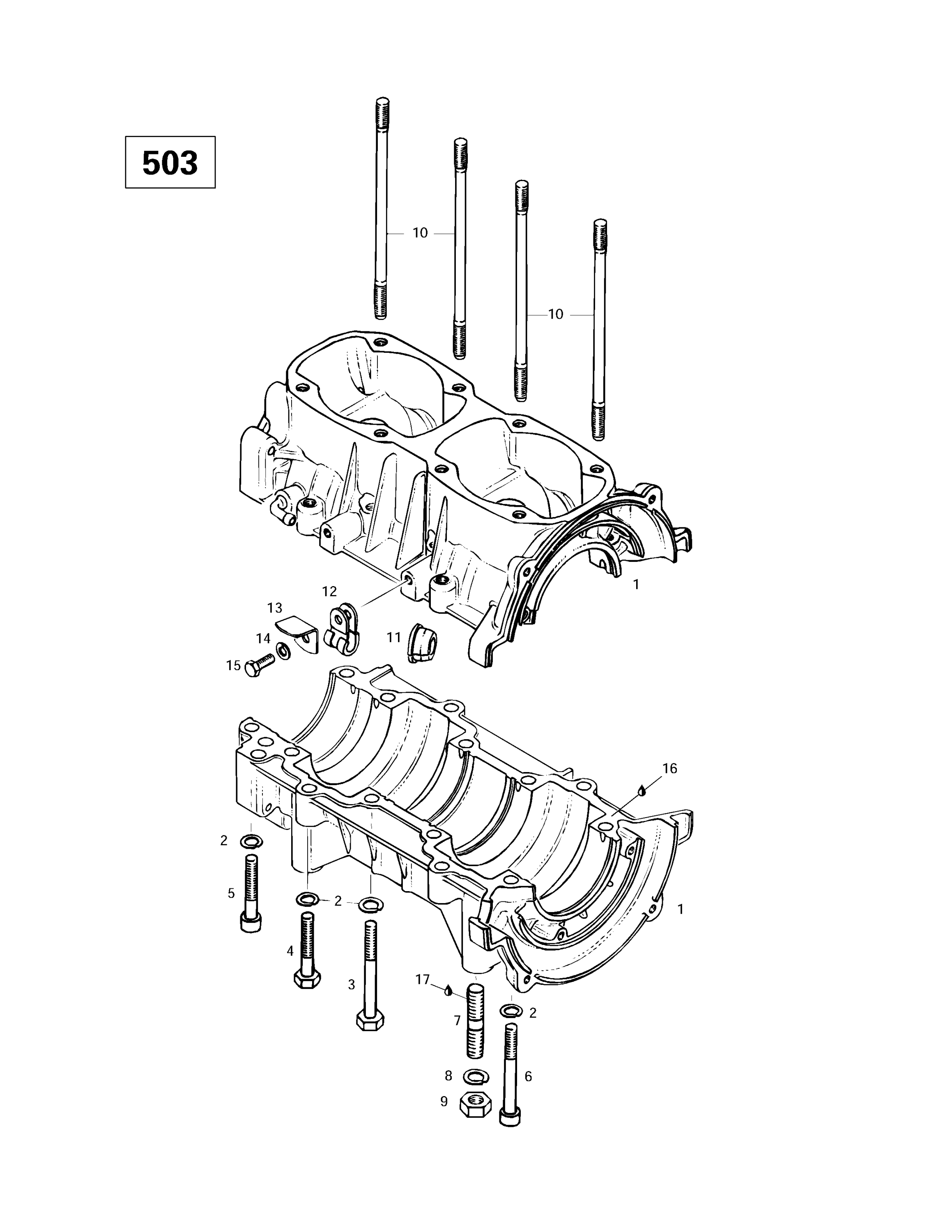 Crankcase (503)