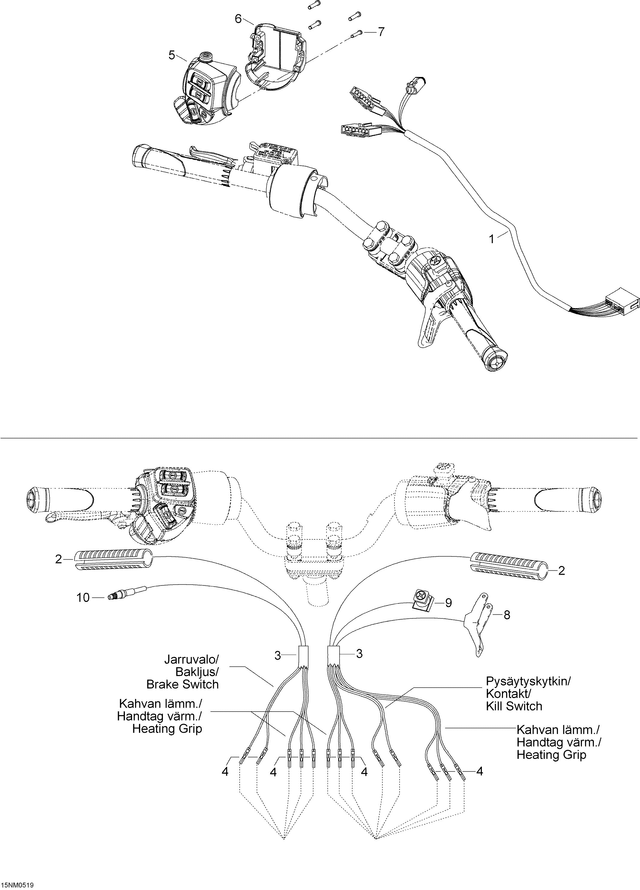 Схема узла: Steering Harness