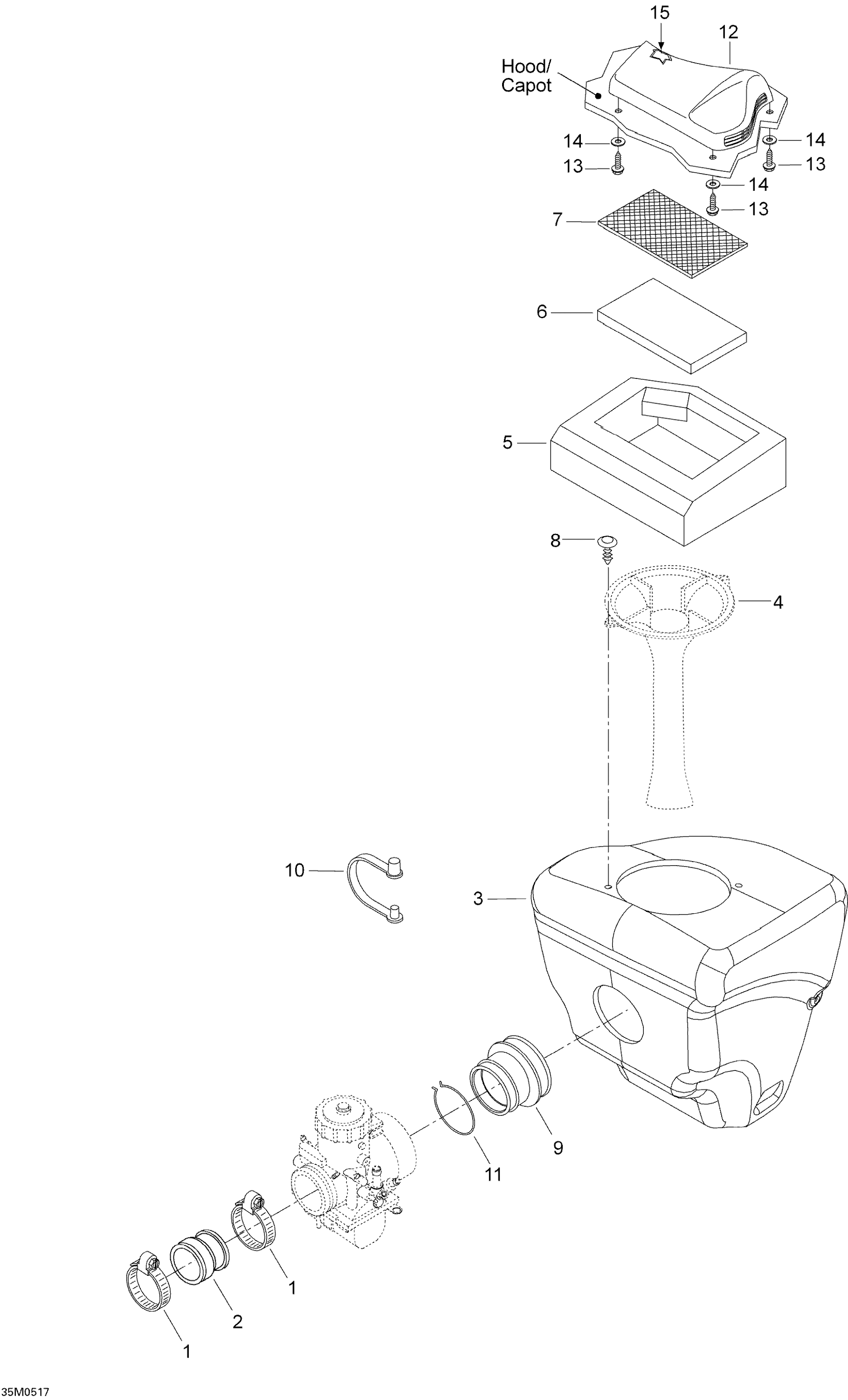 Схема узла: Air Intake System