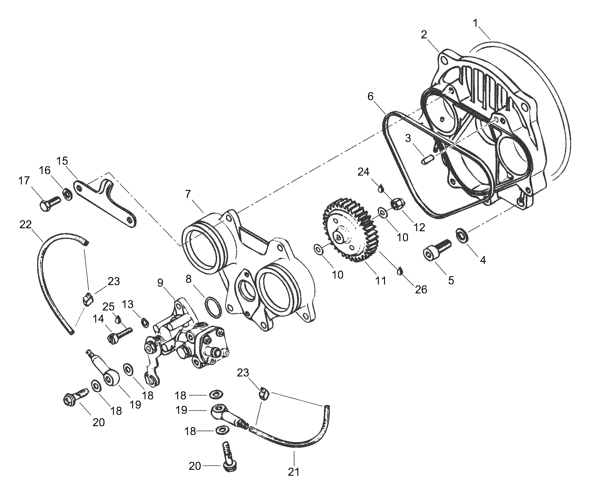 Схема узла: Oil Pump