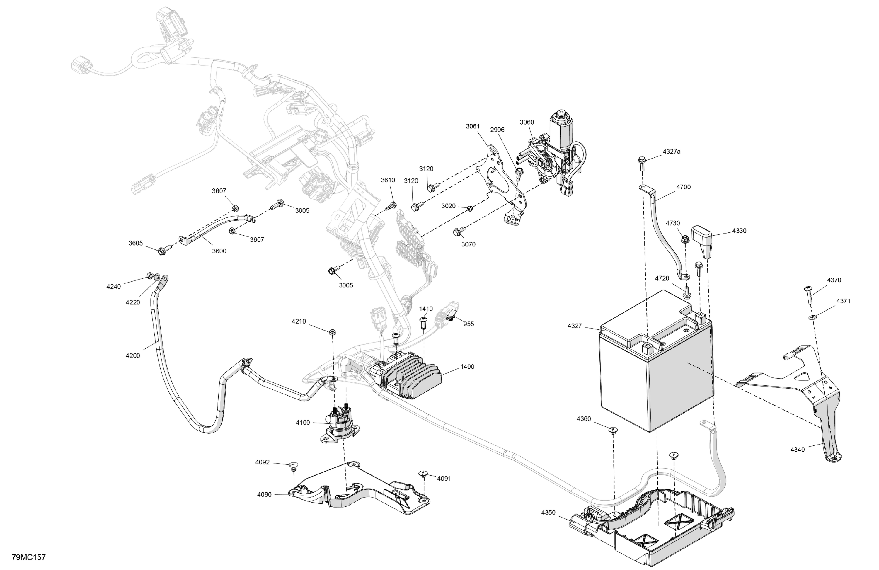 Схема узла: Electric - Lower Section