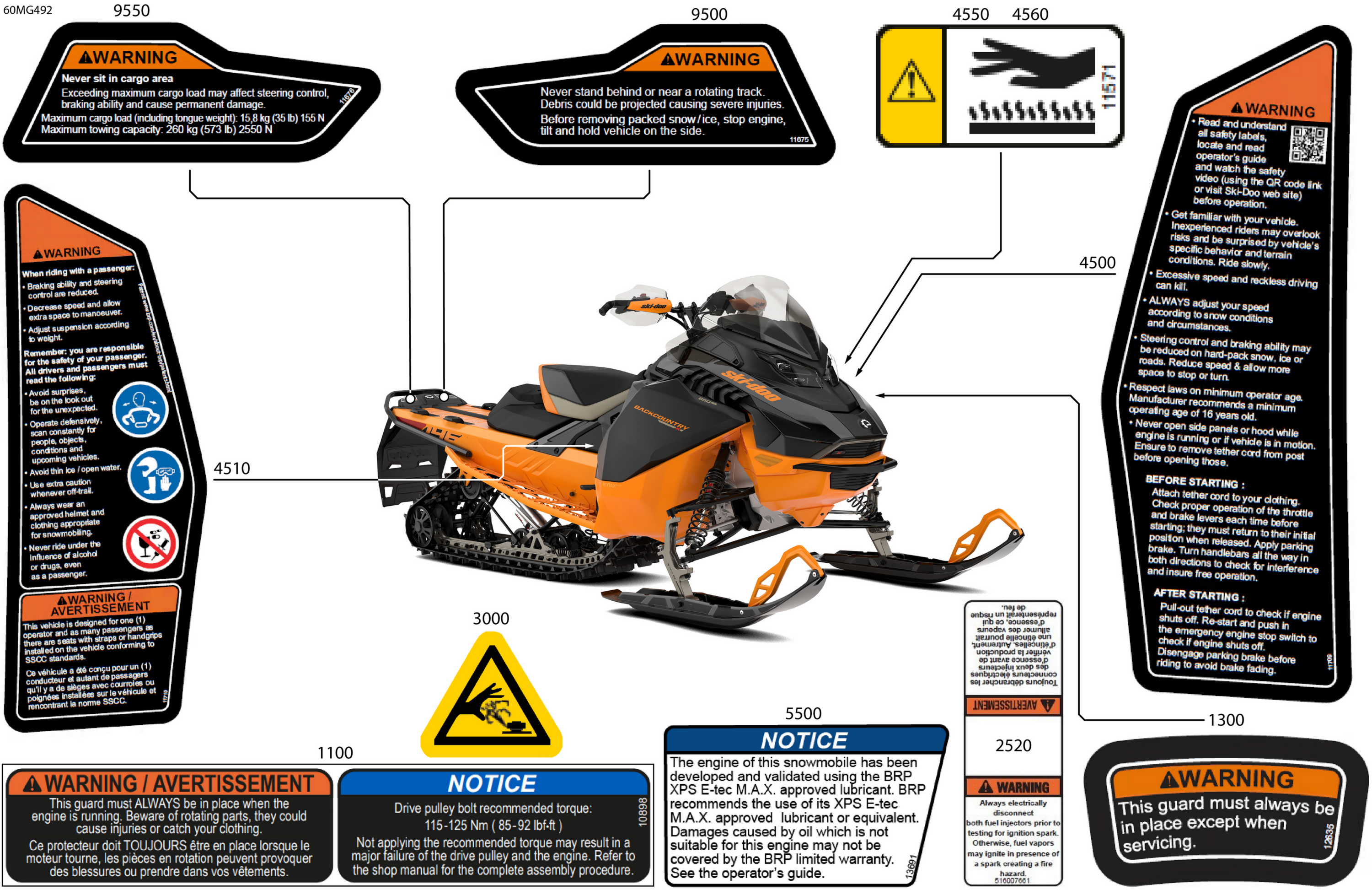Body - Warning Decals