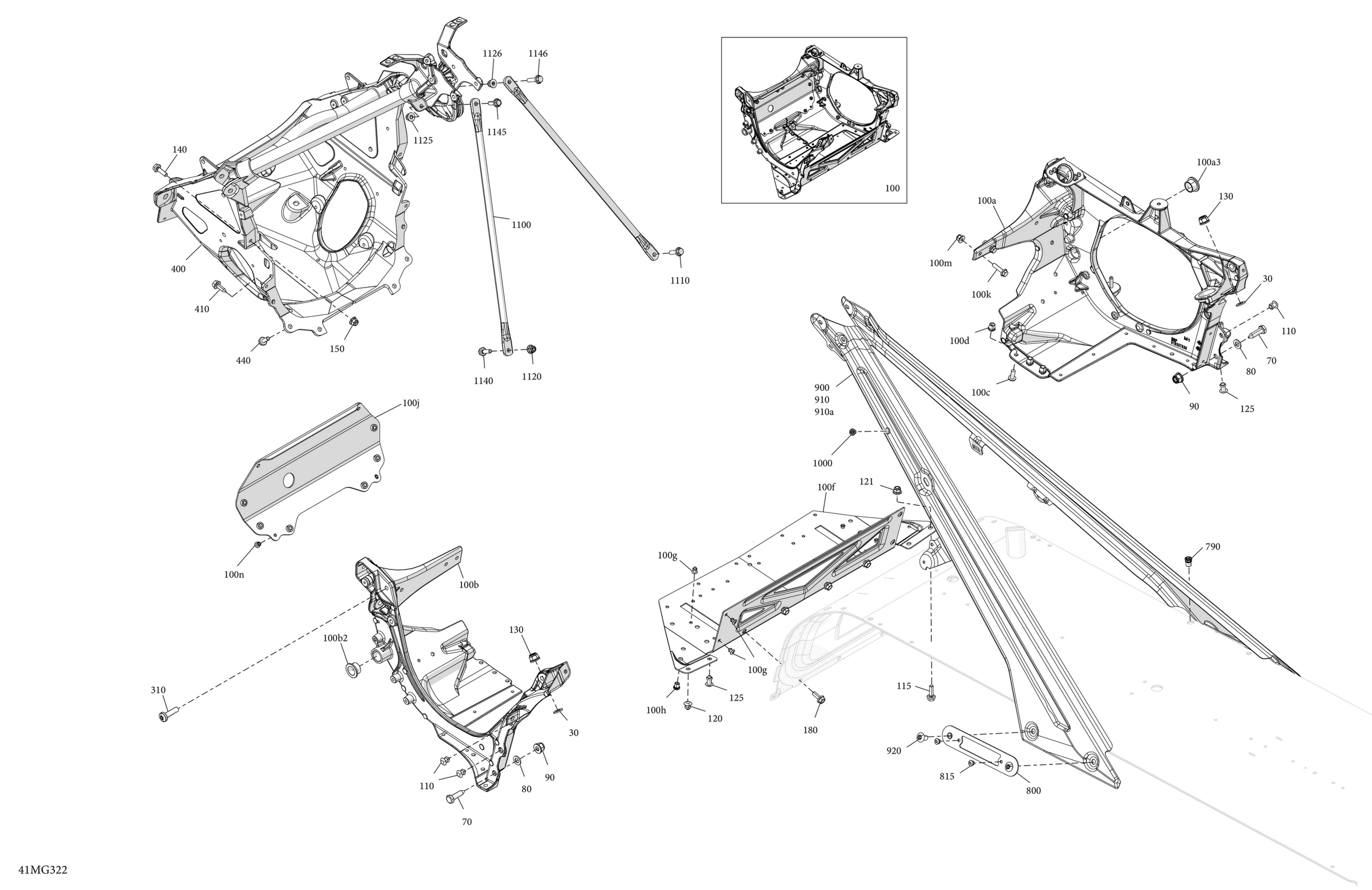 Схема узла: Frame - System - Front Section
