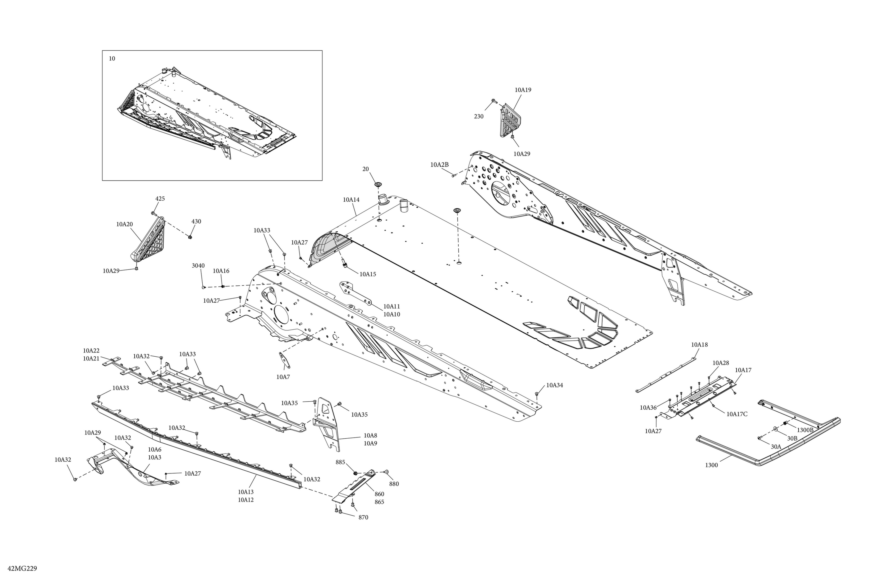 Схема узла: Frame - System - Rear Section